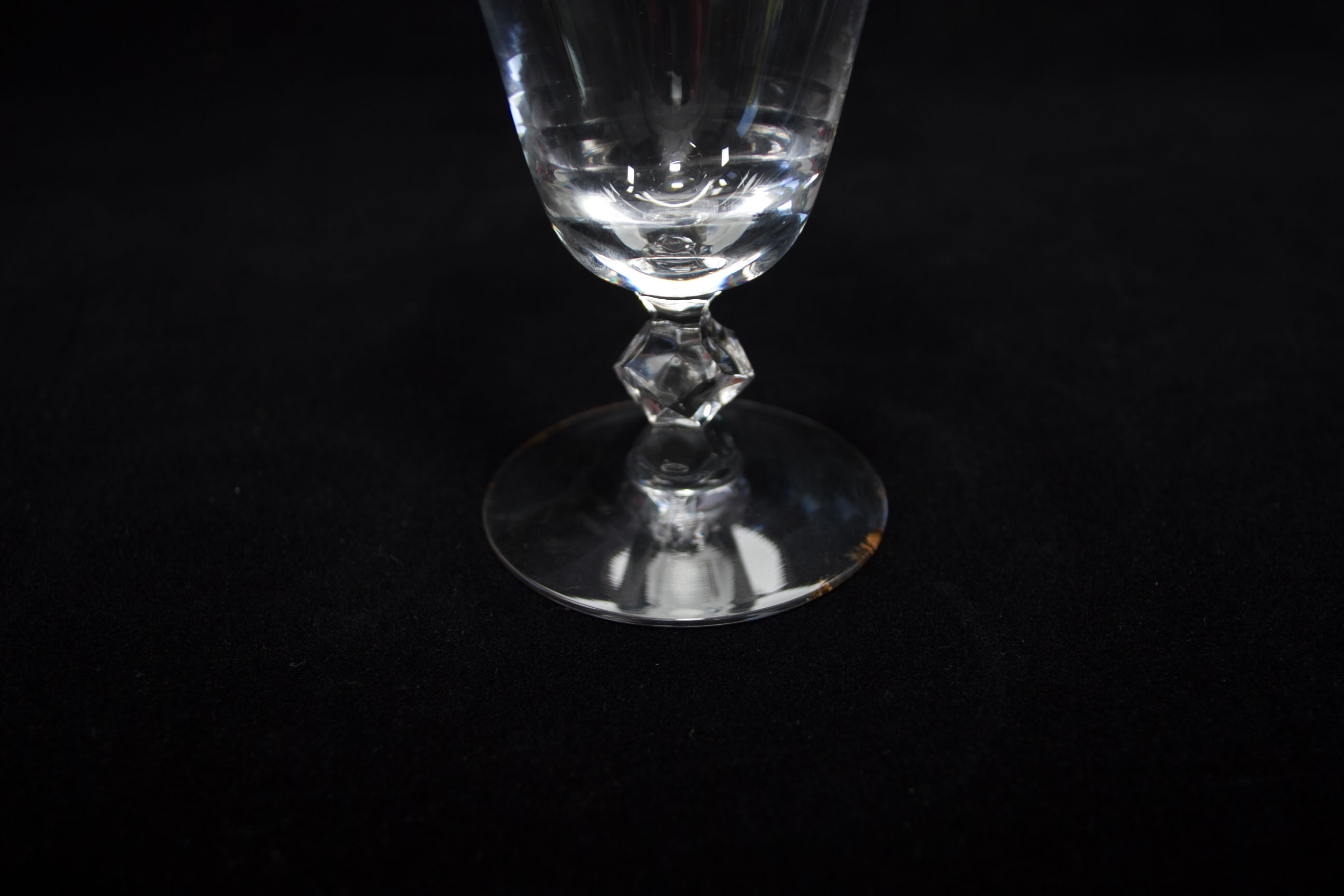Vintage Etched Glass Stemware