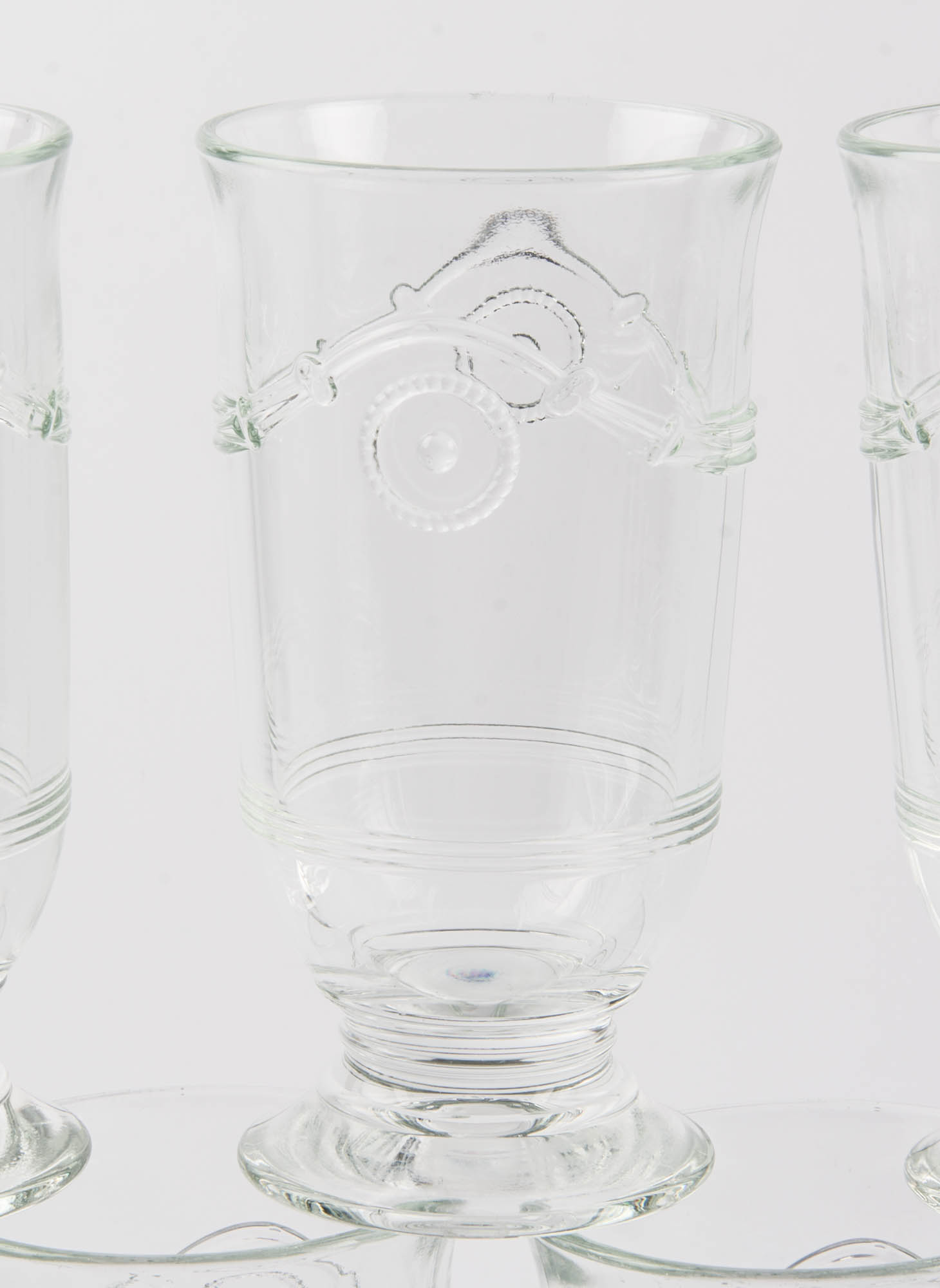 Clear Patterned Glasses