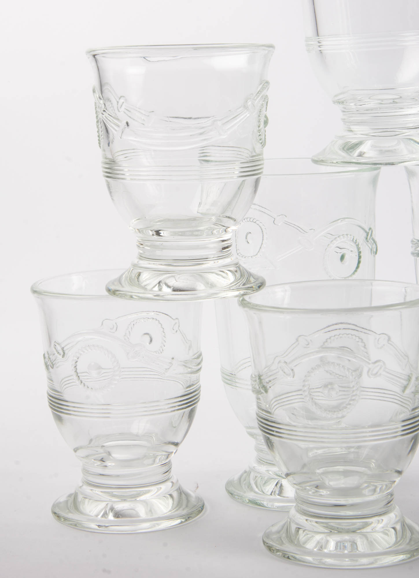 Clear Patterned Glasses