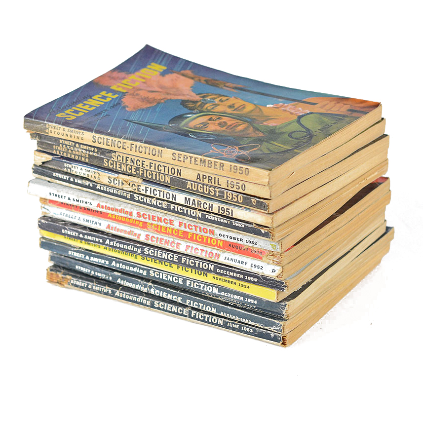 1950s Astounding Science Fiction Magazines