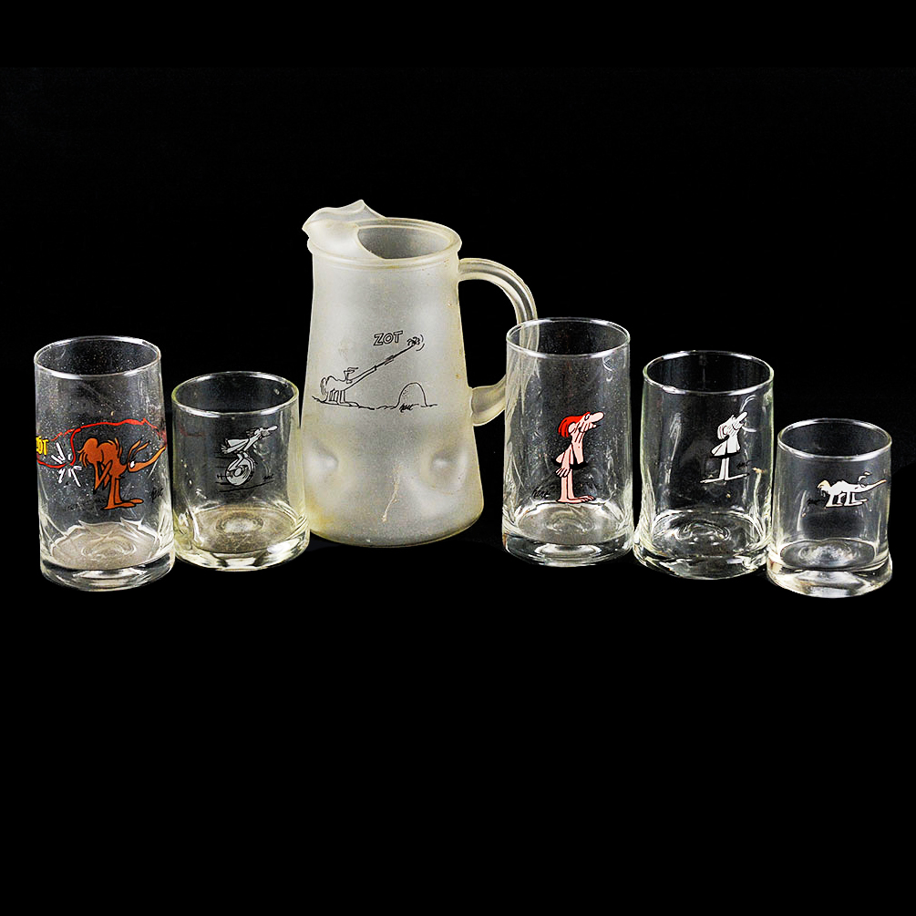 Johnny Hart's BC Comic Glass Drinkware