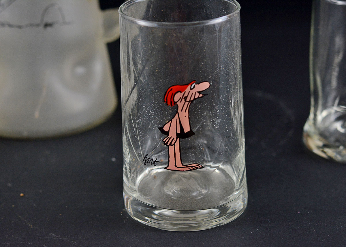 Johnny Hart's BC Comic Glass Drinkware