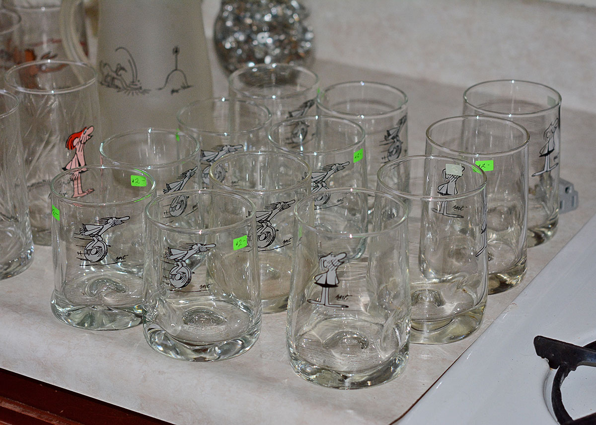 Johnny Hart's BC Comic Glass Drinkware