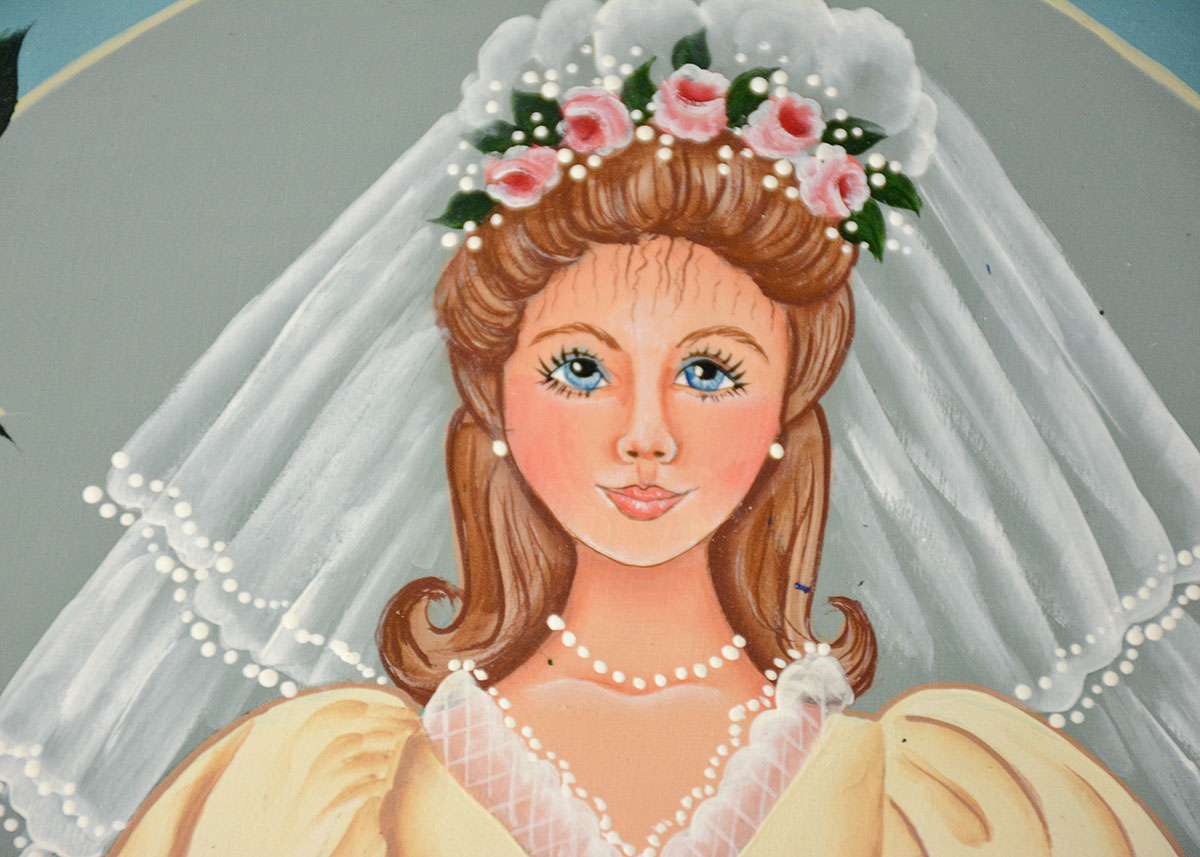 Hand-Painted Decorative Hat Boxes