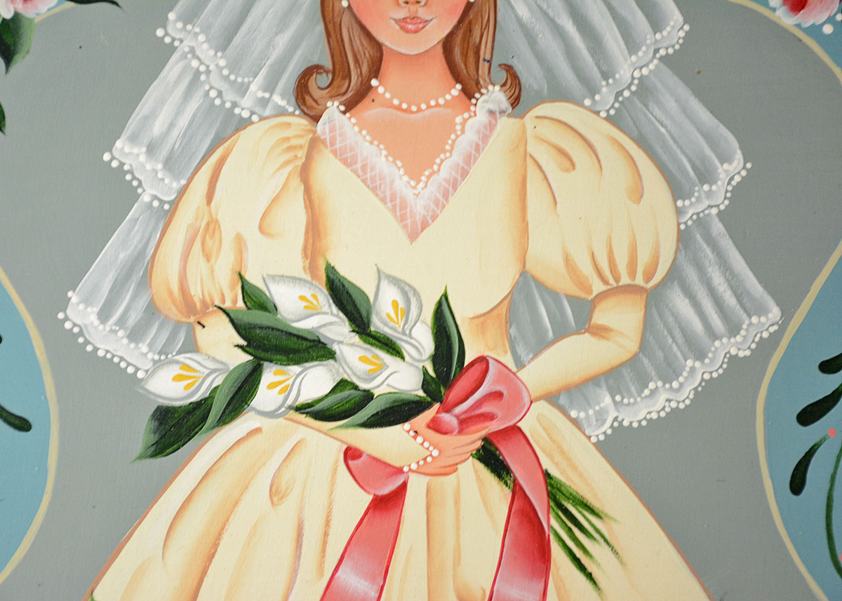 Hand-Painted Decorative Hat Boxes