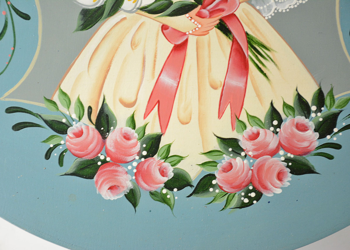 Hand-Painted Decorative Hat Boxes