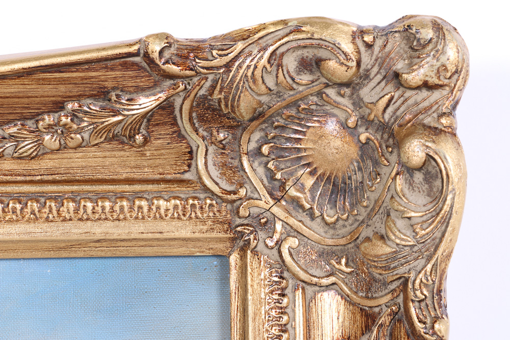 Bill Heindel Signed Greyhound Painting