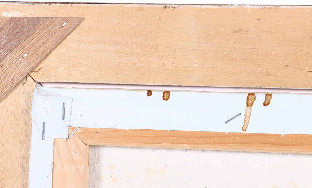 Bill Heindel Signed Greyhound Painting