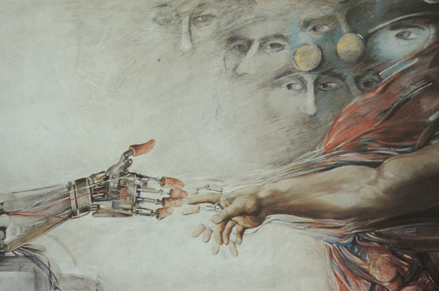 After Akbar Behkalam Original Exhibition Poster for Staatliche Kunsthalle Berlin