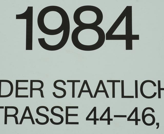 After Akbar Behkalam Original Exhibition Poster for Staatliche Kunsthalle Berlin