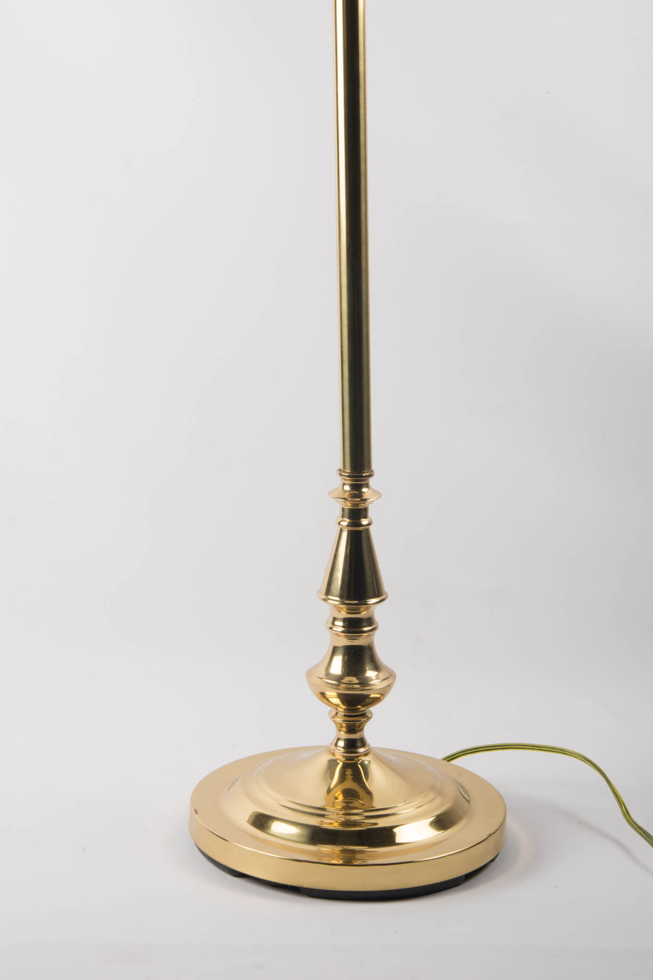 Brass Three-Arm Floor Lamp