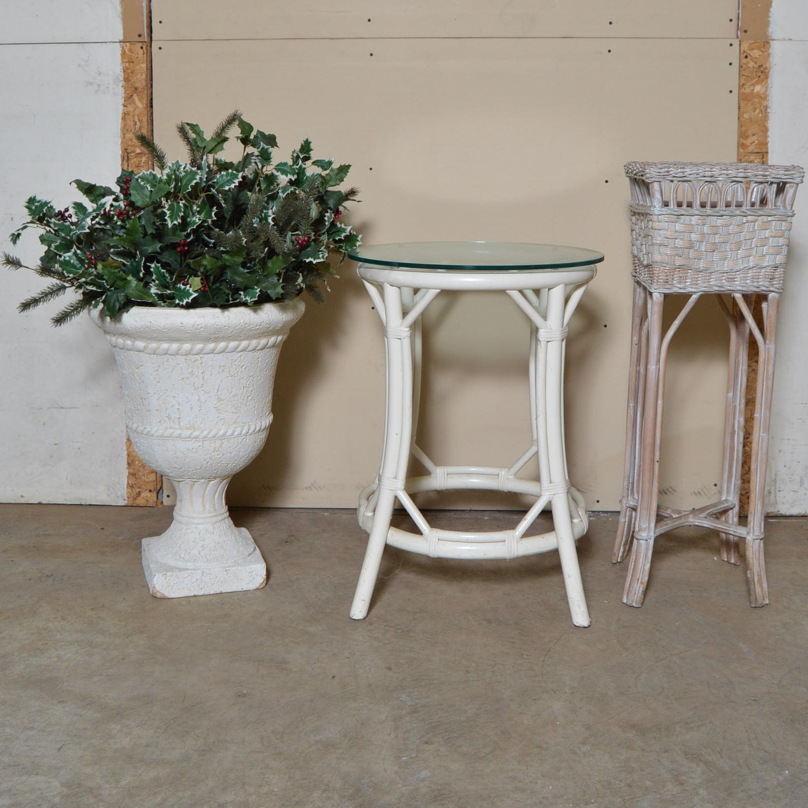 Cream Home Decor Trio