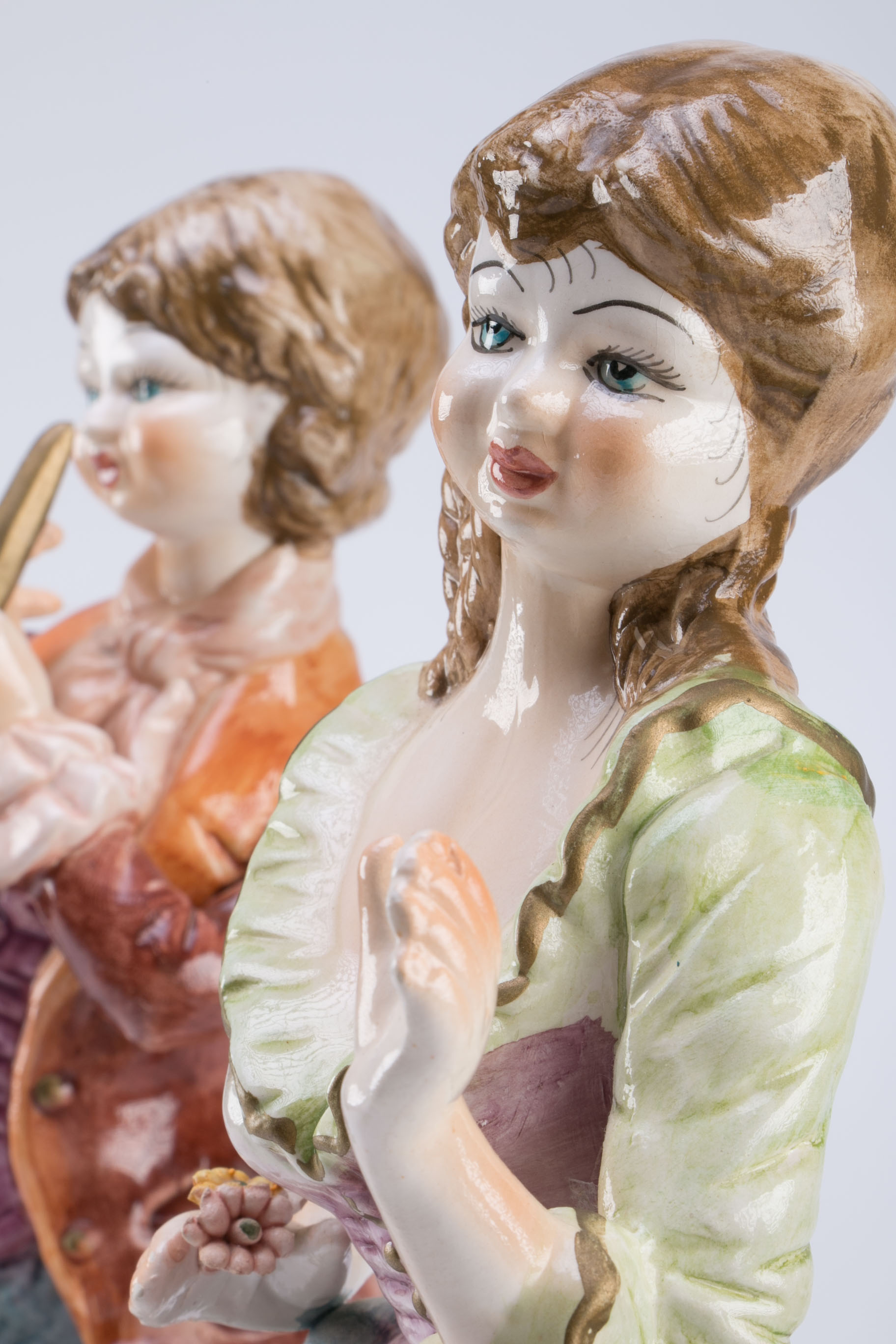 Pair of Capodimonte Figurines