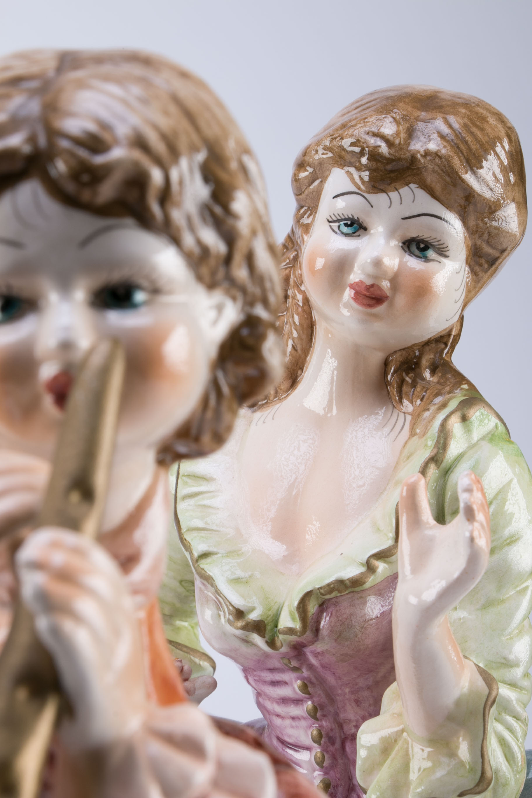 Pair of Capodimonte Figurines