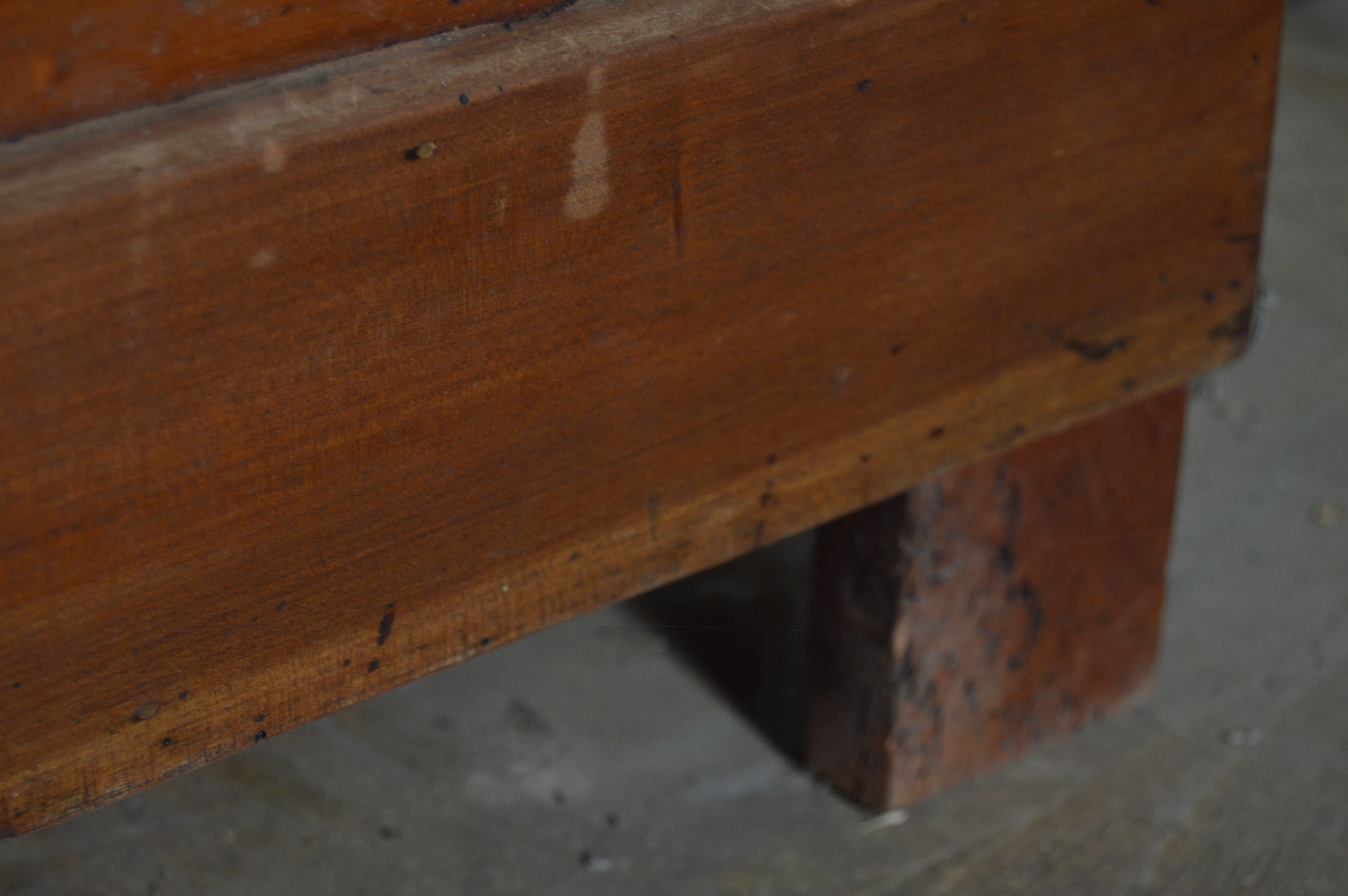 Open Knotty Pine Entertainment Cabinet.