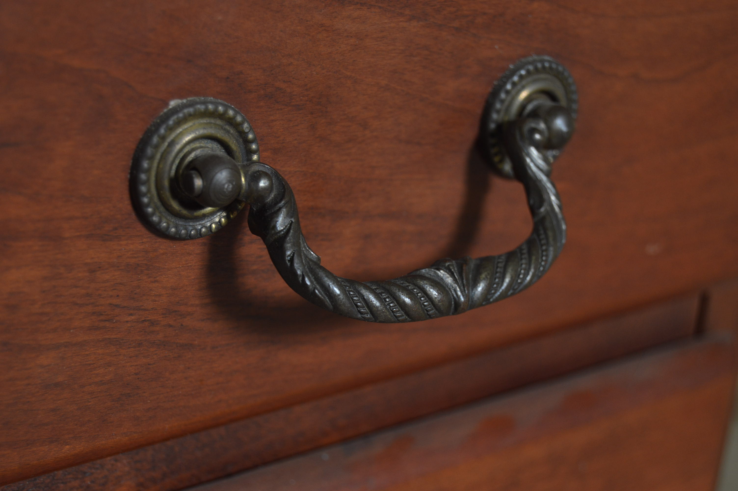 Wooden Writing Desk and Tray