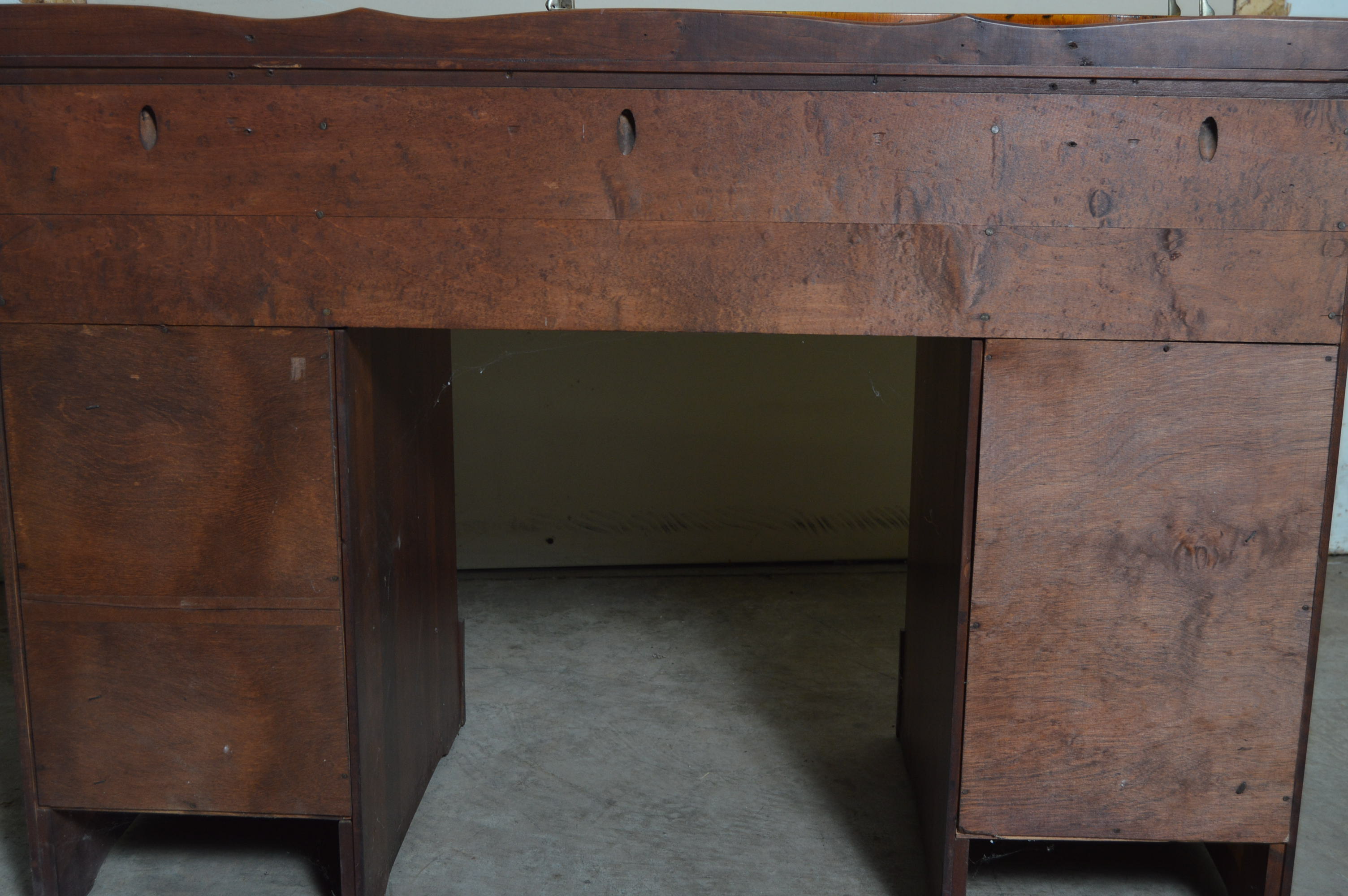 Wooden Writing Desk and Tray