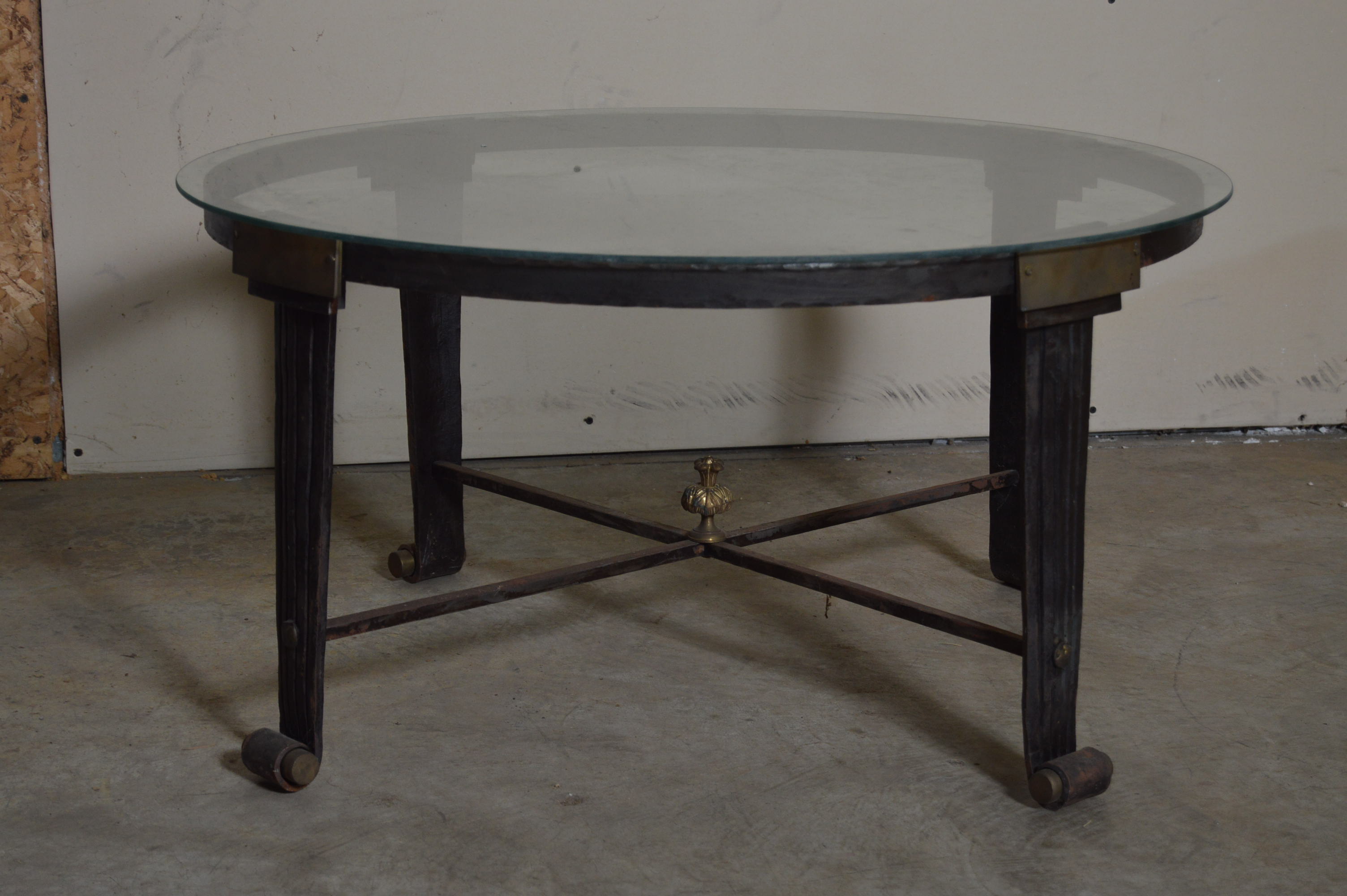Iron Glass Top Tables