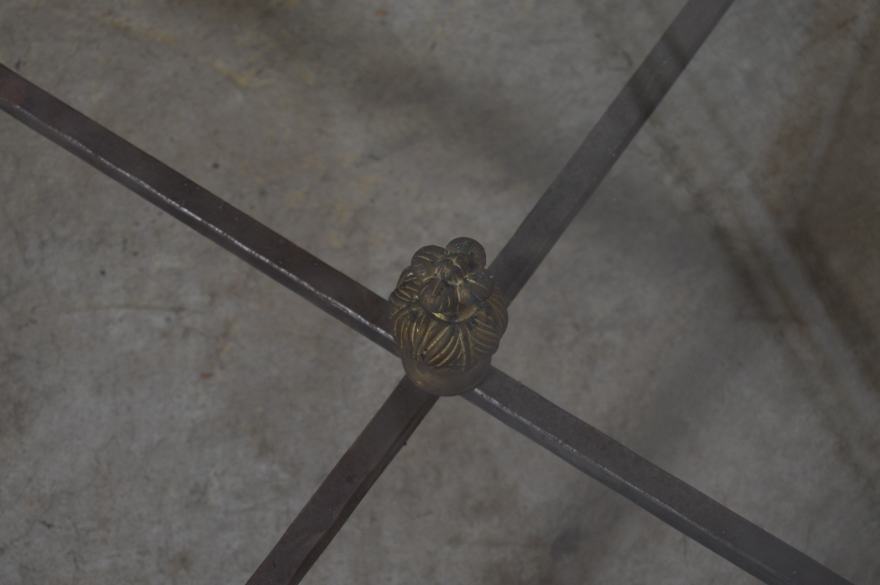 Iron Glass Top Tables