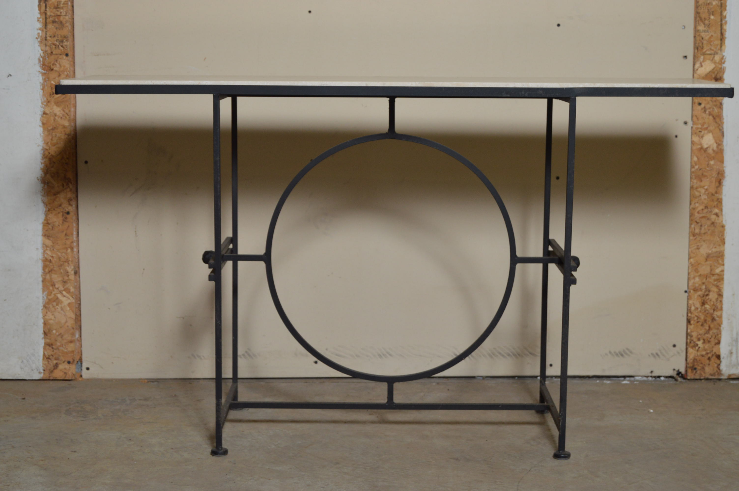 Granite Top Wrought Iron Table