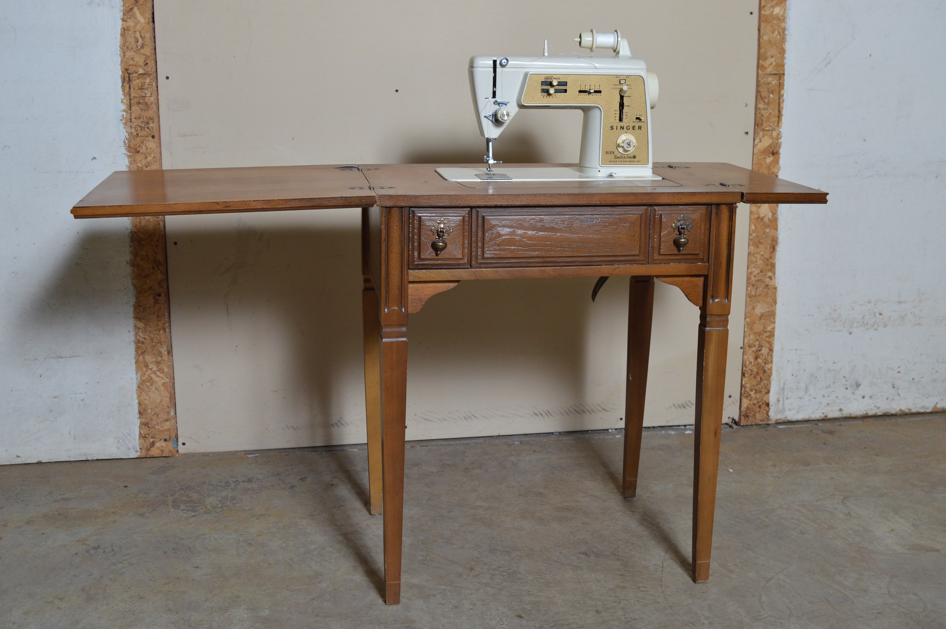 Singer Sewing Machine and Chair