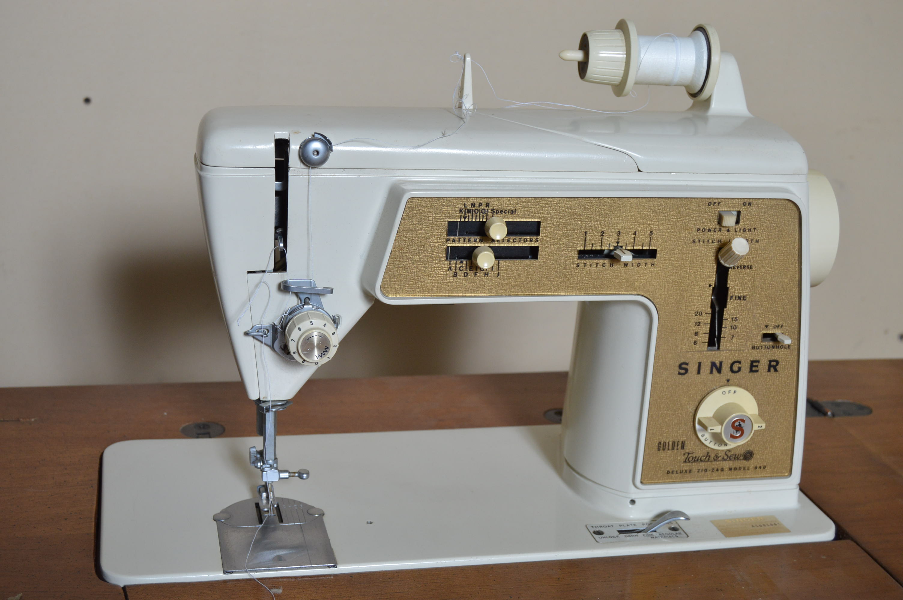 Singer Sewing Machine and Chair