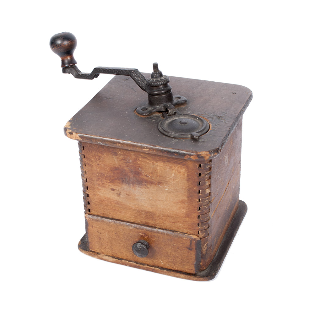 Vintage Wooden Coffee Grinder
