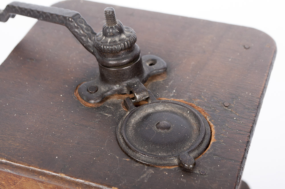Vintage Wooden Coffee Grinder