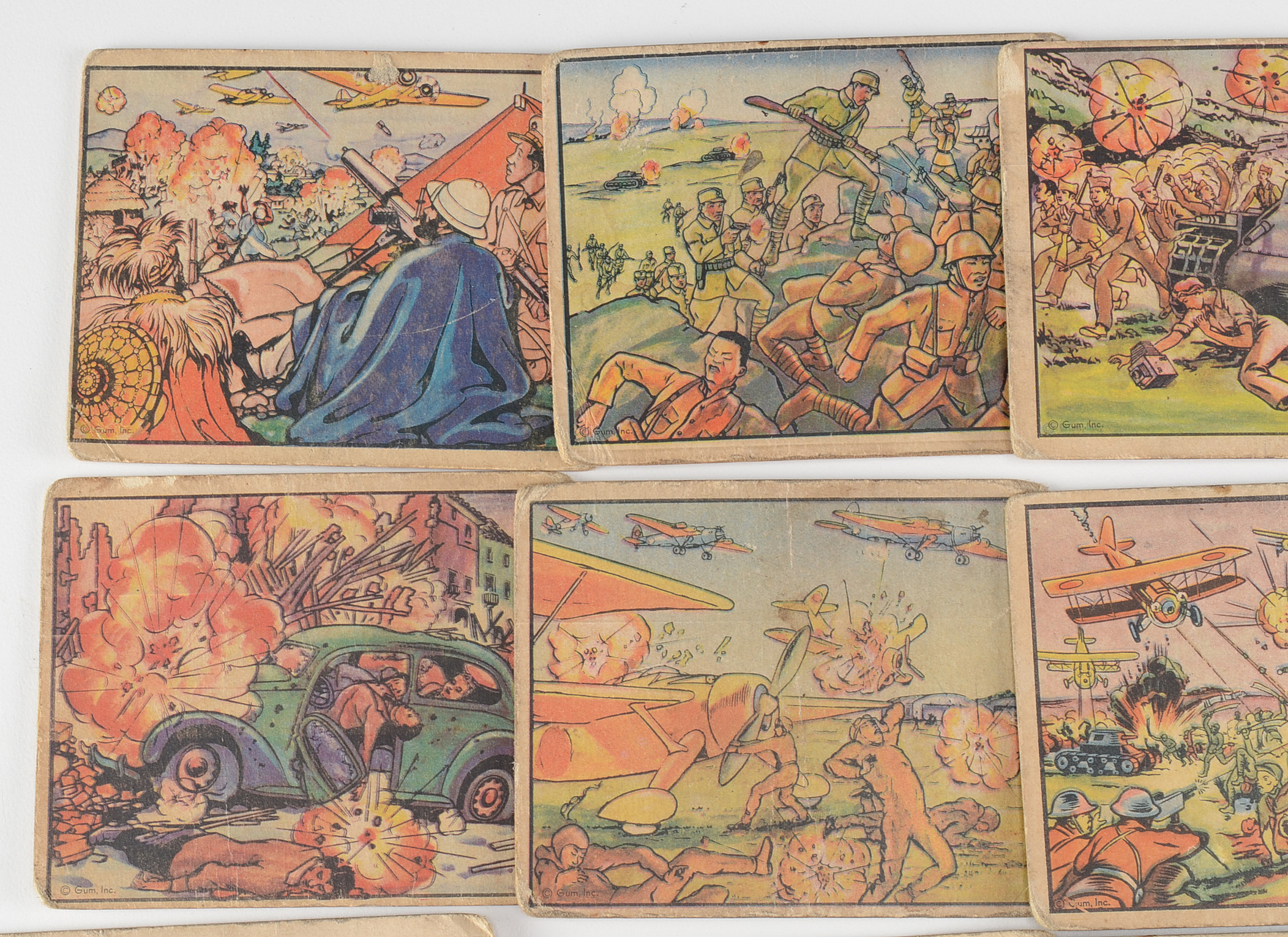1938/40/41 Bowman Gum Military War Trading Cards