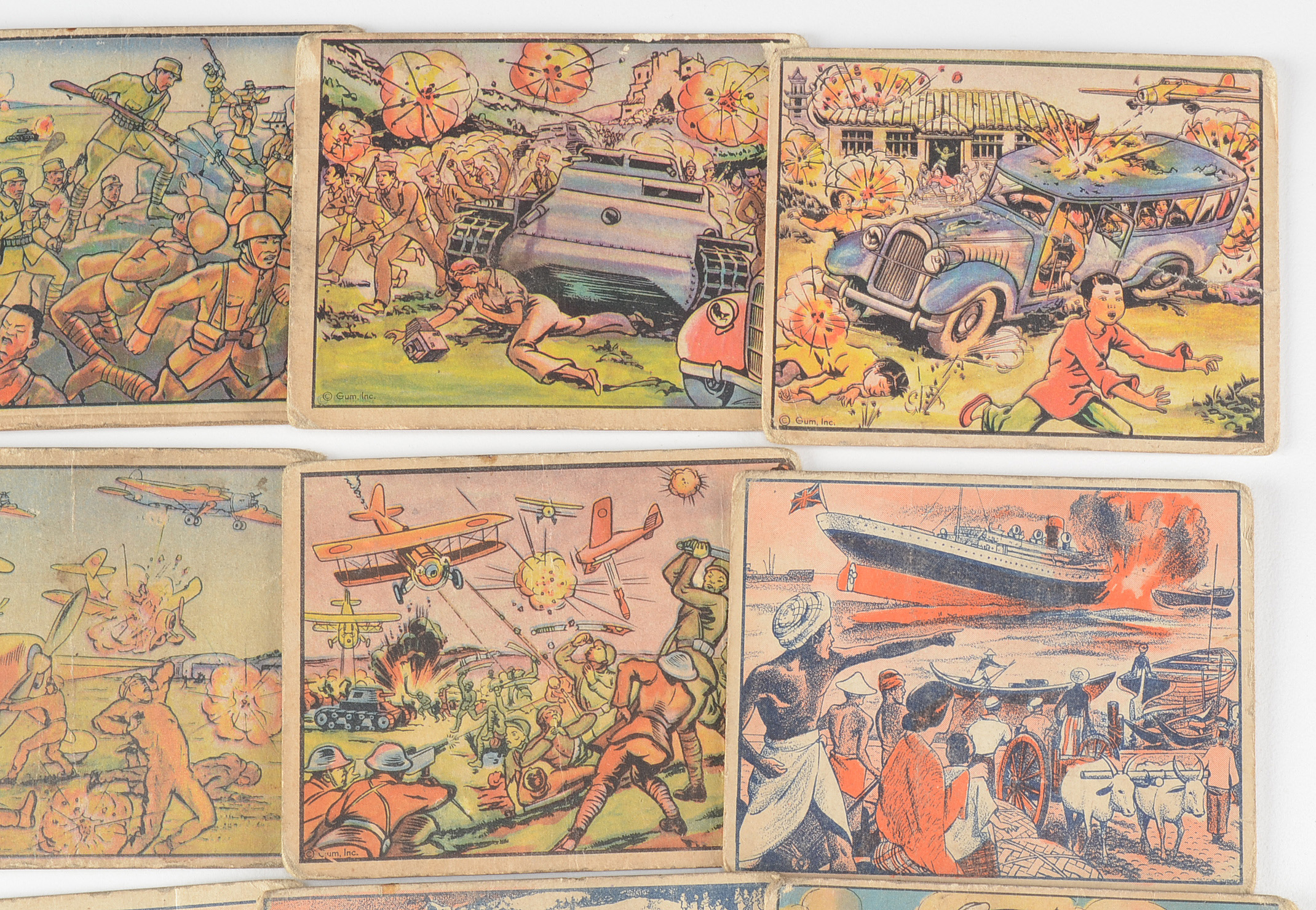 1938/40/41 Bowman Gum Military War Trading Cards