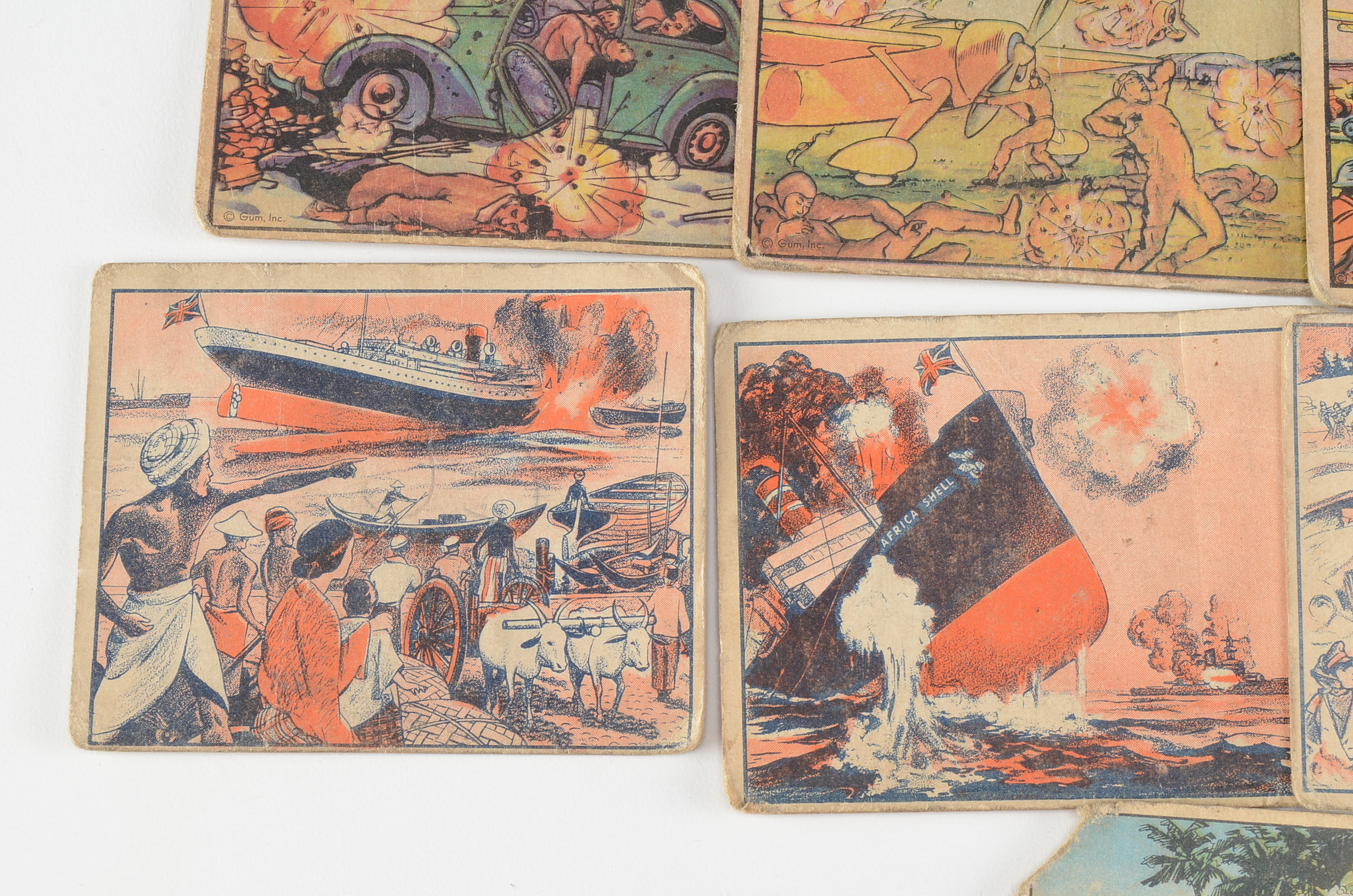 1938/40/41 Bowman Gum Military War Trading Cards