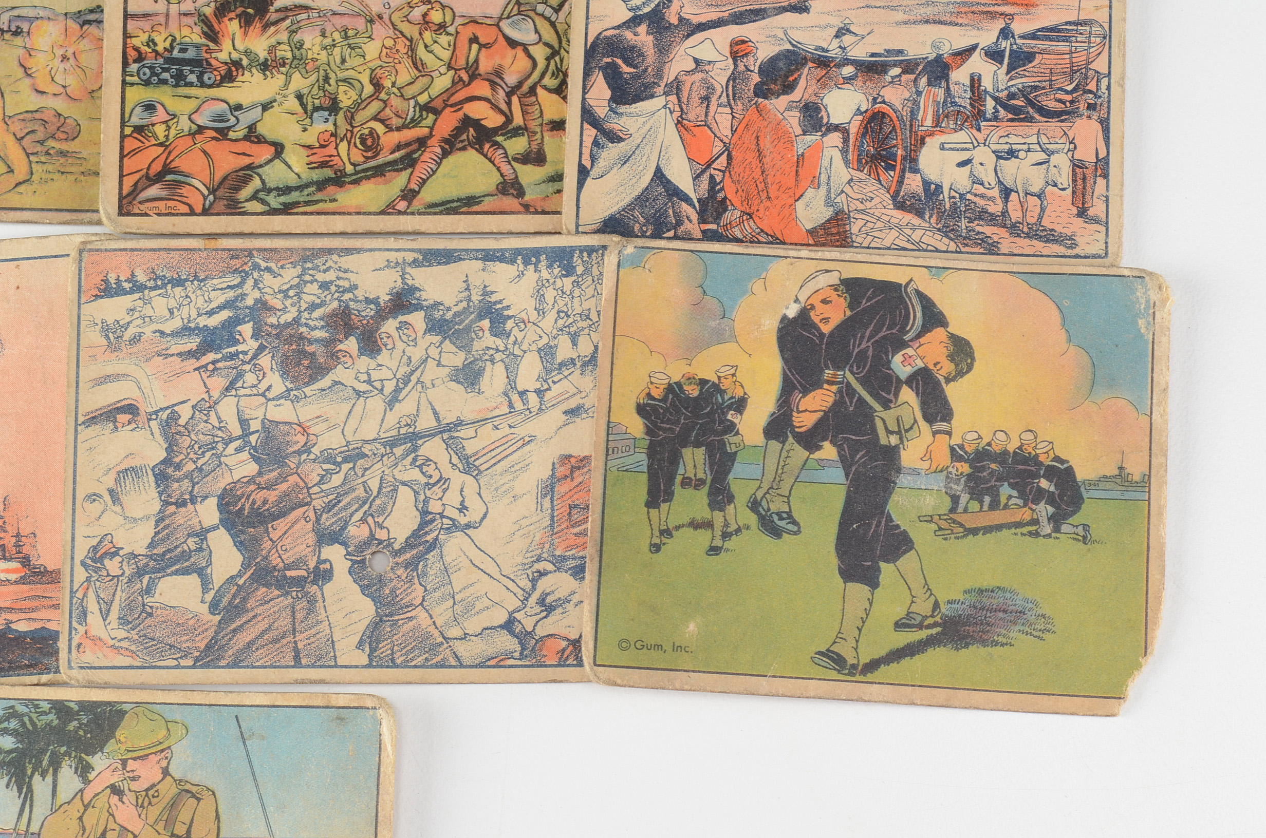 1938/40/41 Bowman Gum Military War Trading Cards