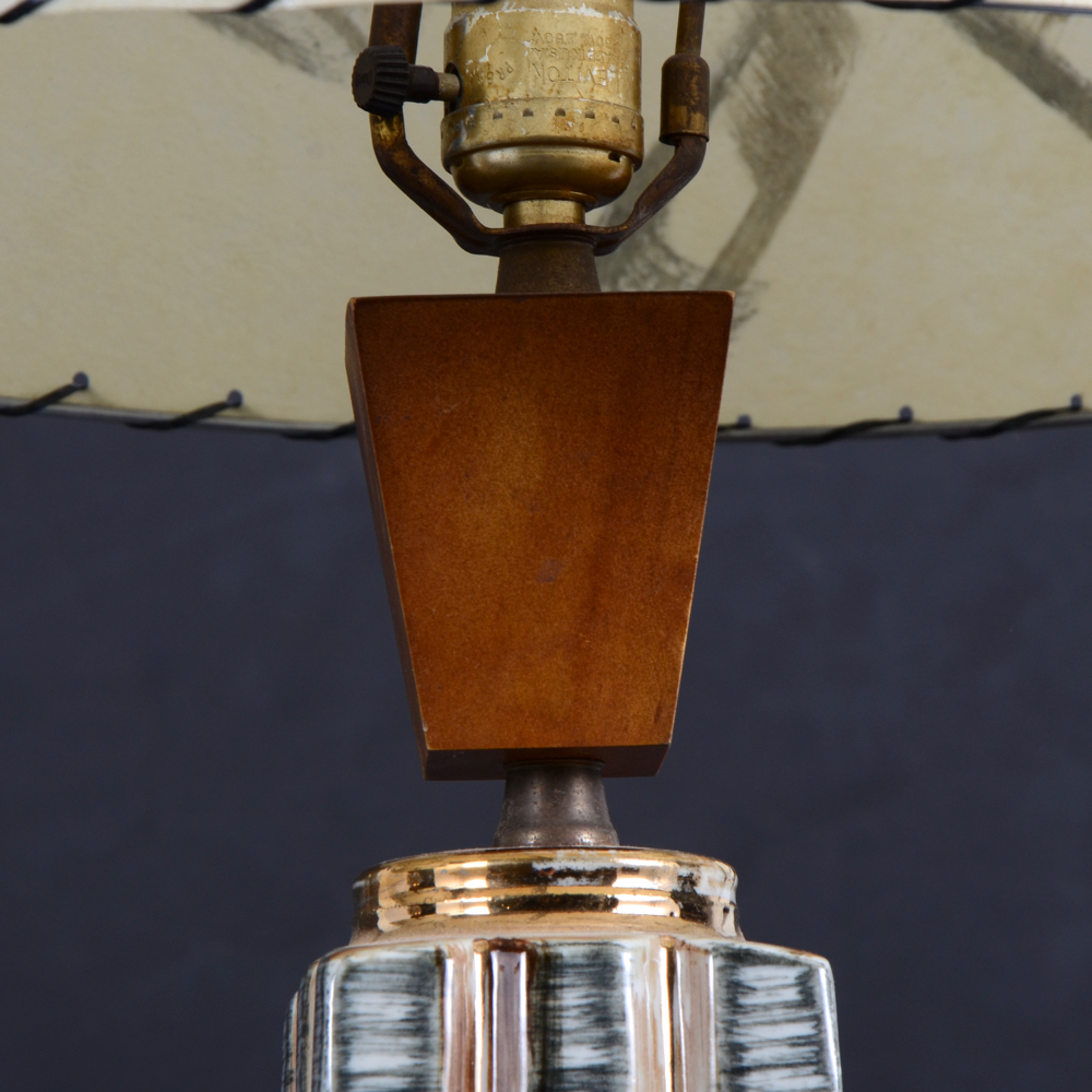 Mid Century Mod Style Ceramic Table Lamps