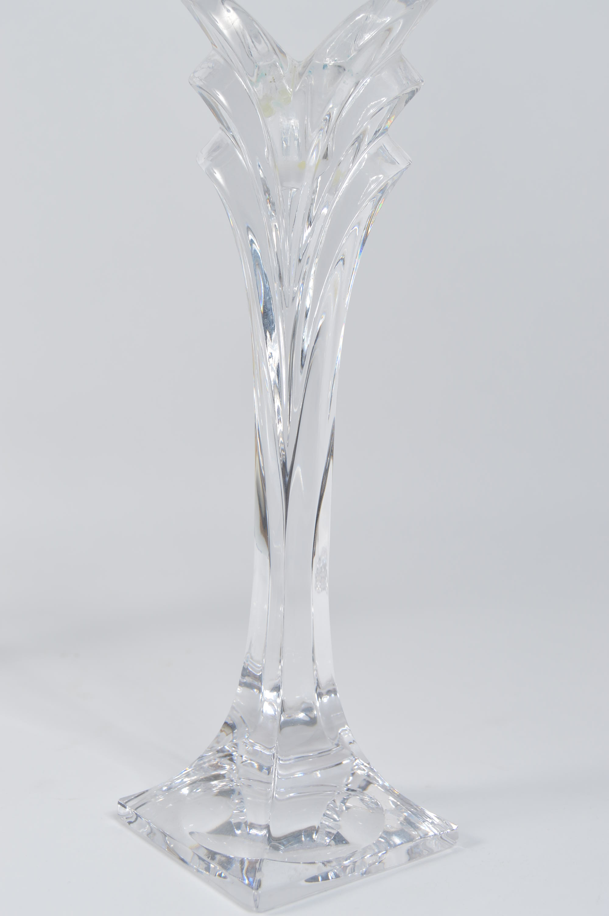 Crystal Lamp and Candlesticks