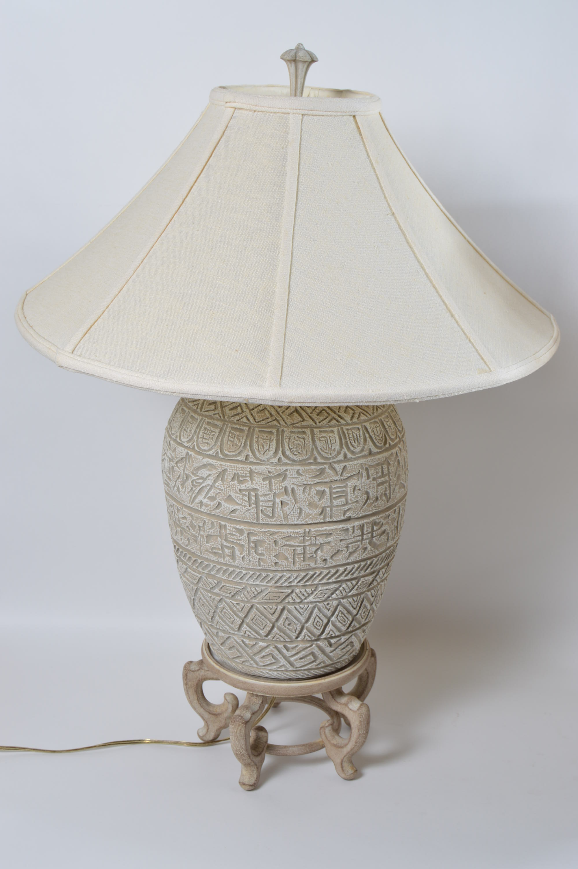Ceramic and Plaster Based Lamps