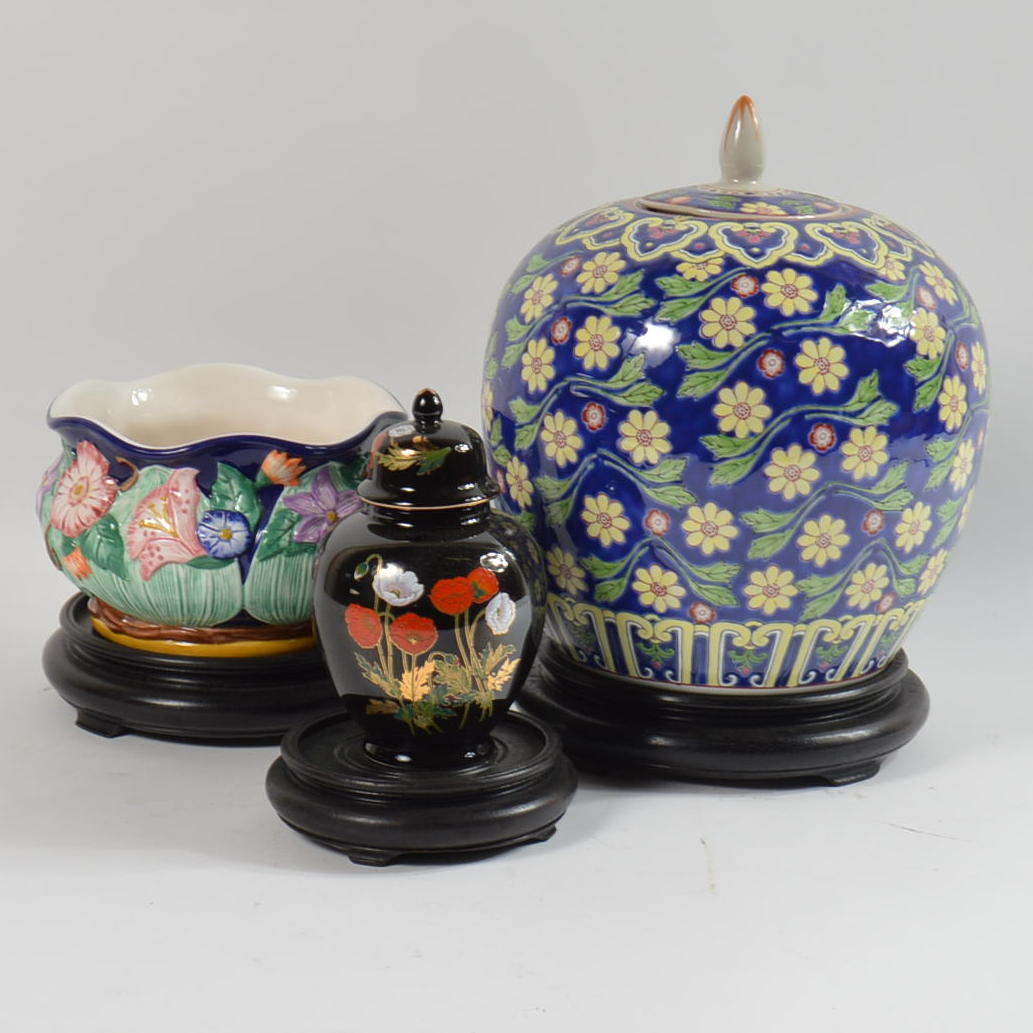Asian Inspired Art Pottery