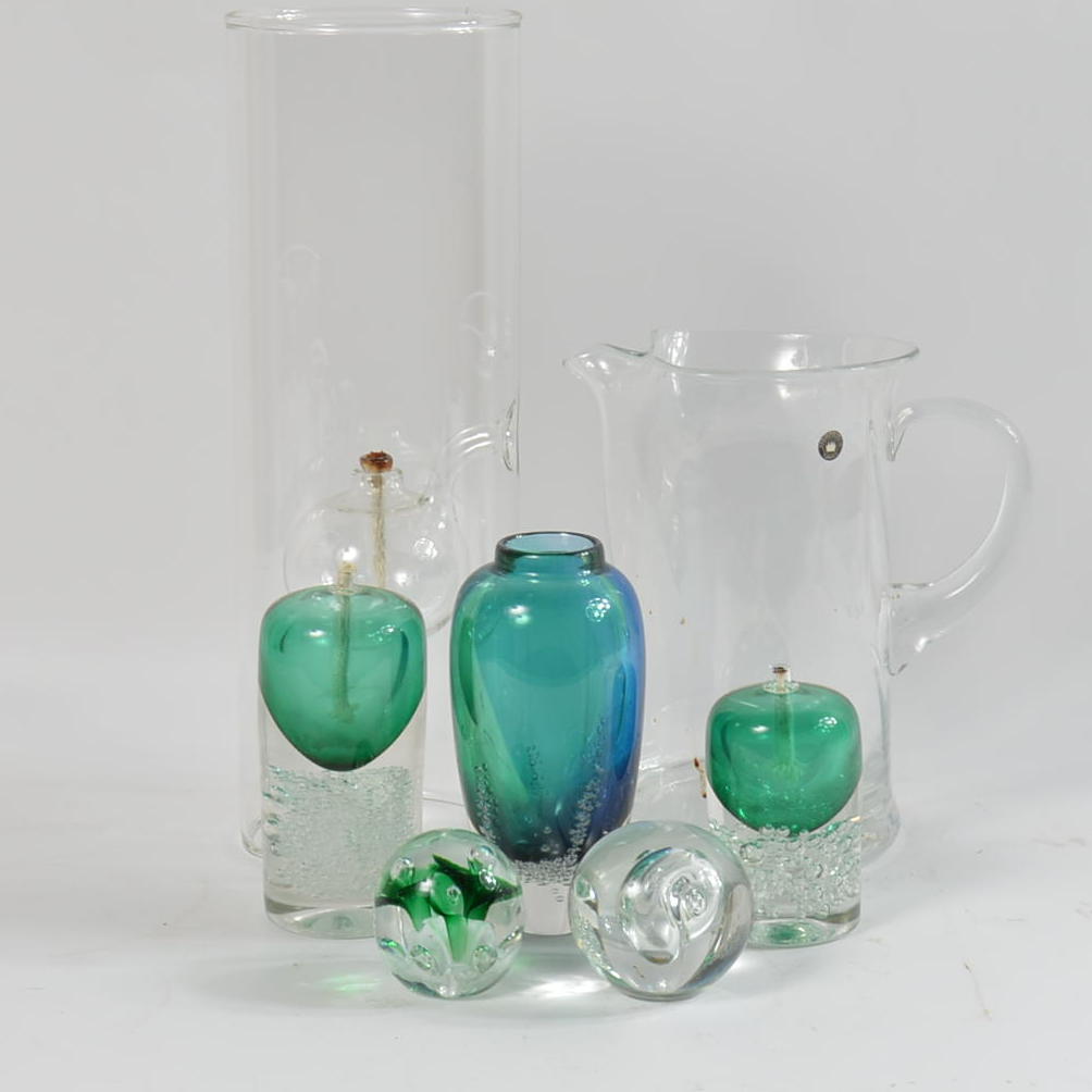 Hand Blown Glass and Crystal