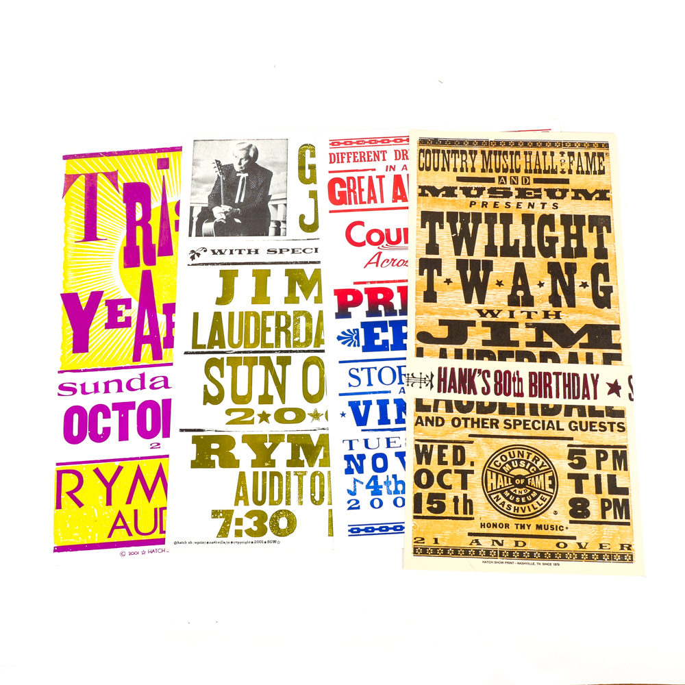 Hatch Show Print Posters