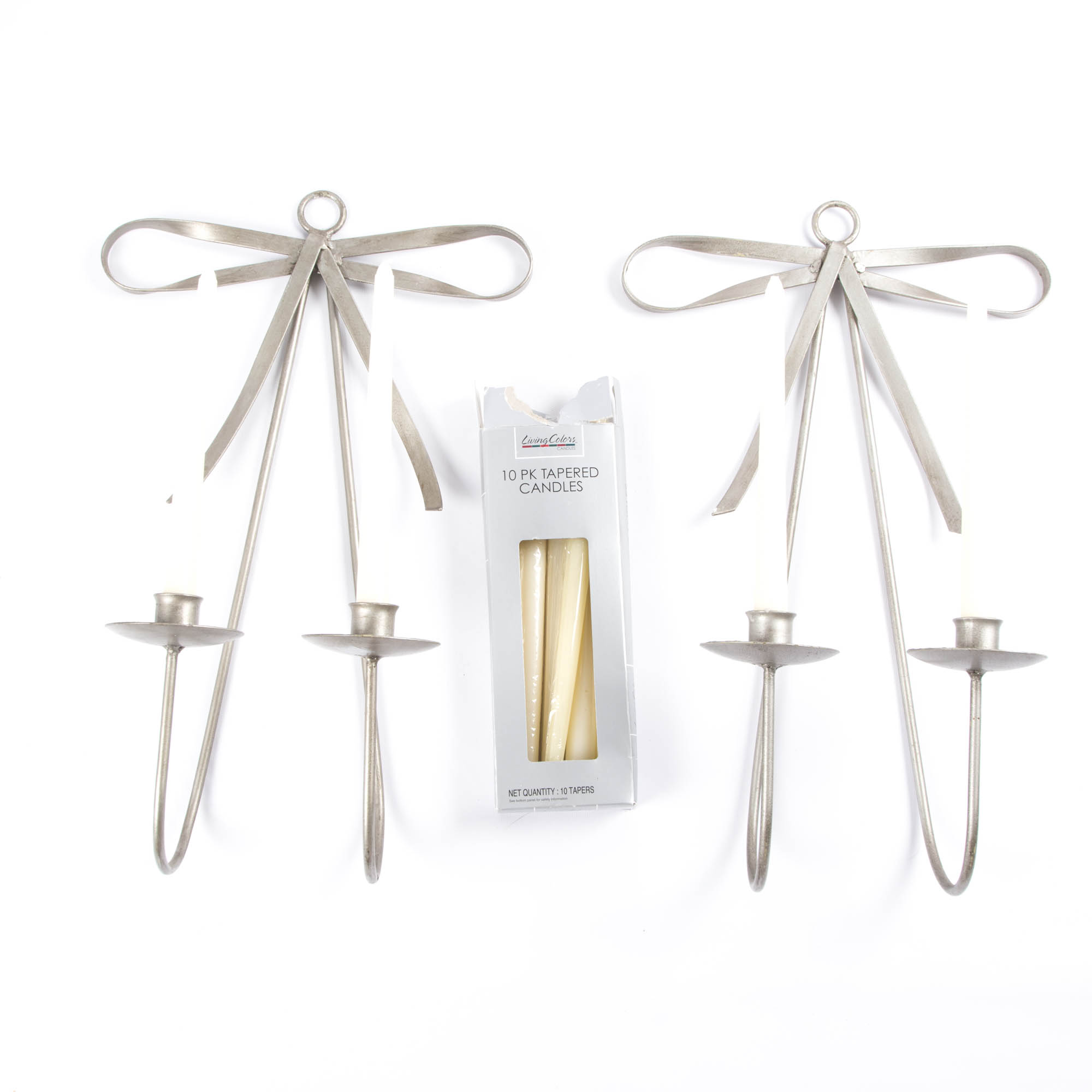 Bow Shaped Candle Holders