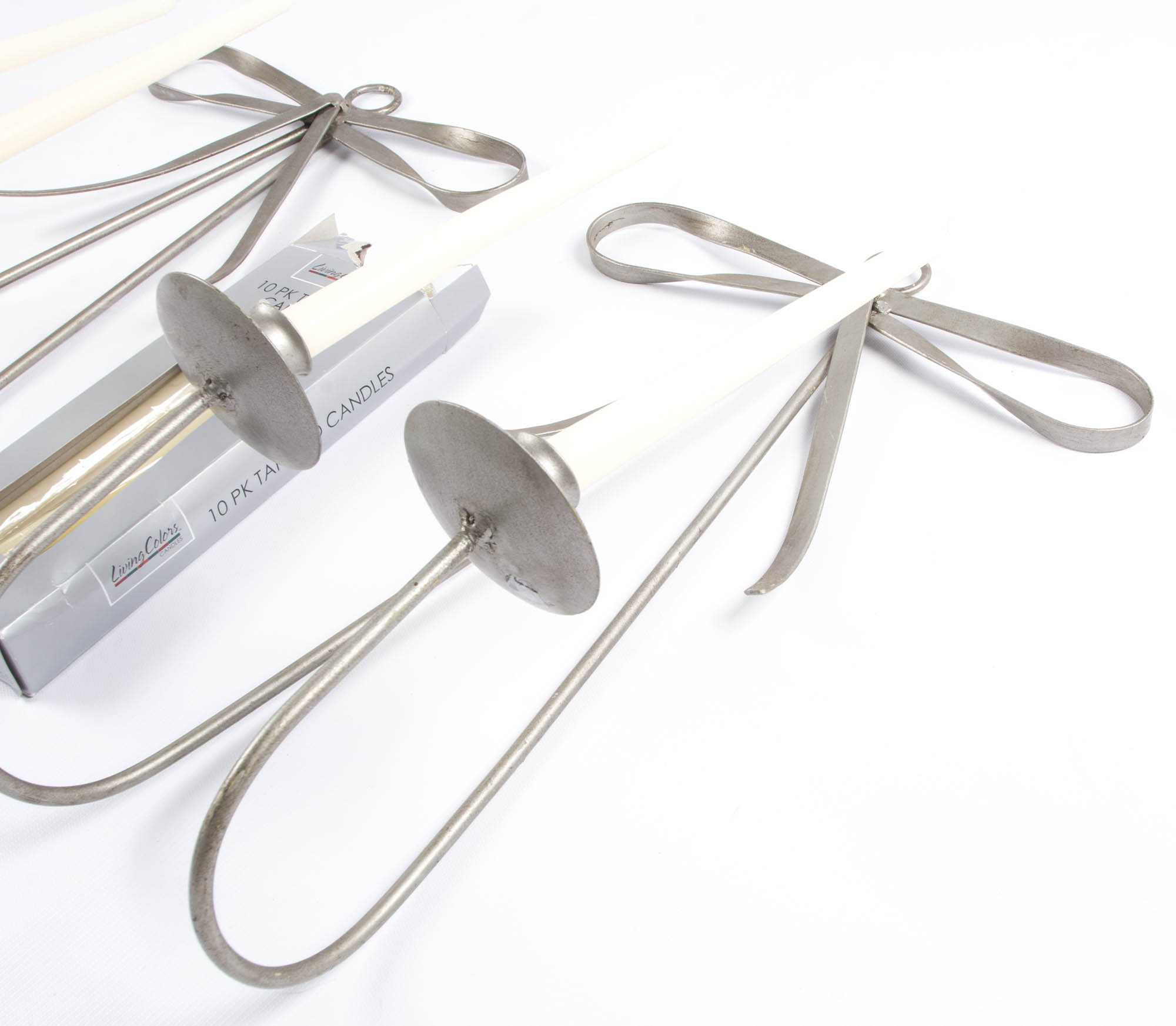 Bow Shaped Candle Holders