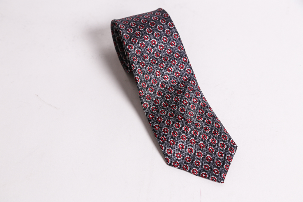 Large Selection of Silk Designer Neckties to Include Armani, Bill Blass, and Valentino
