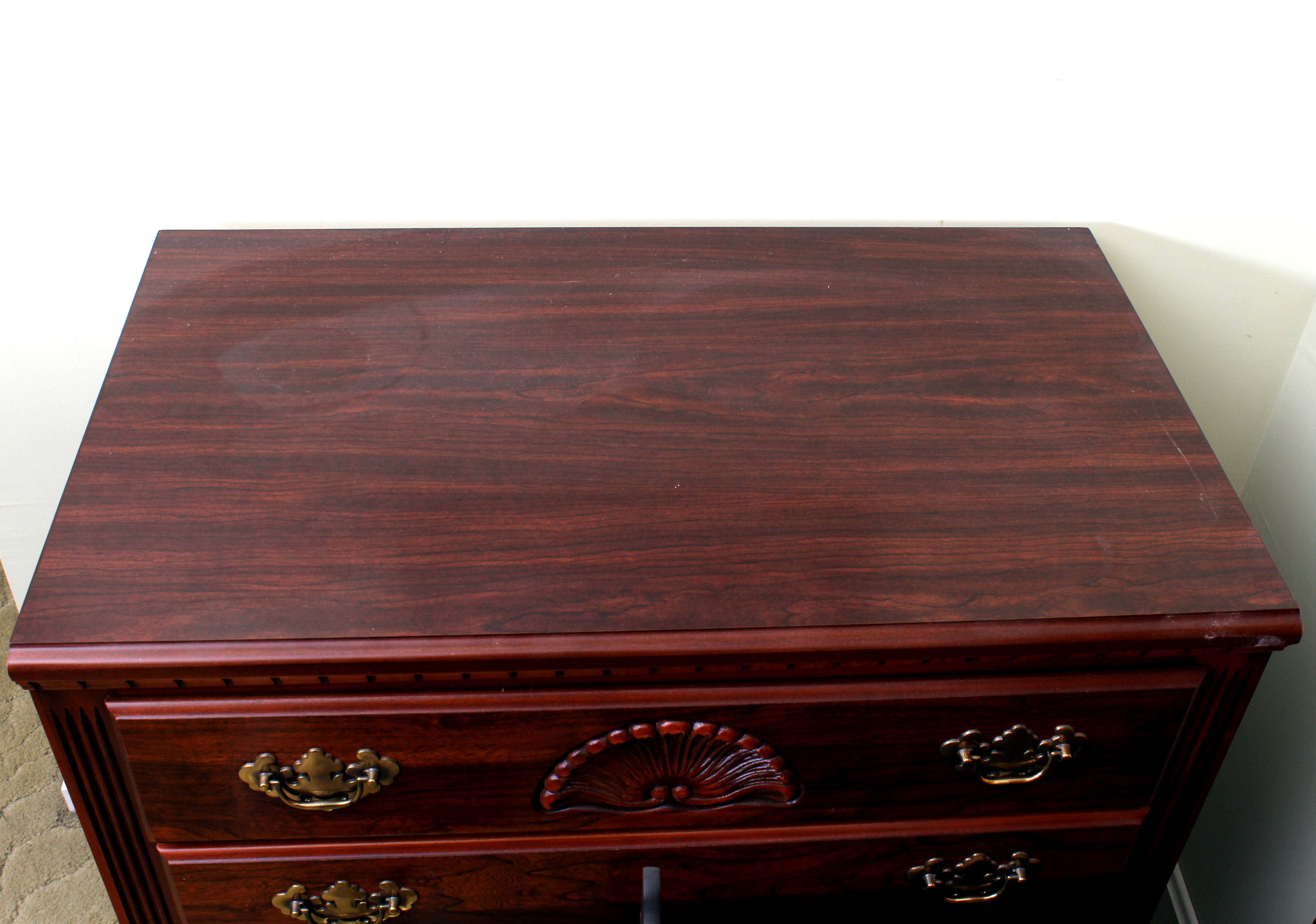 Vintage Lea Furniture Dresser with Decorative Accents