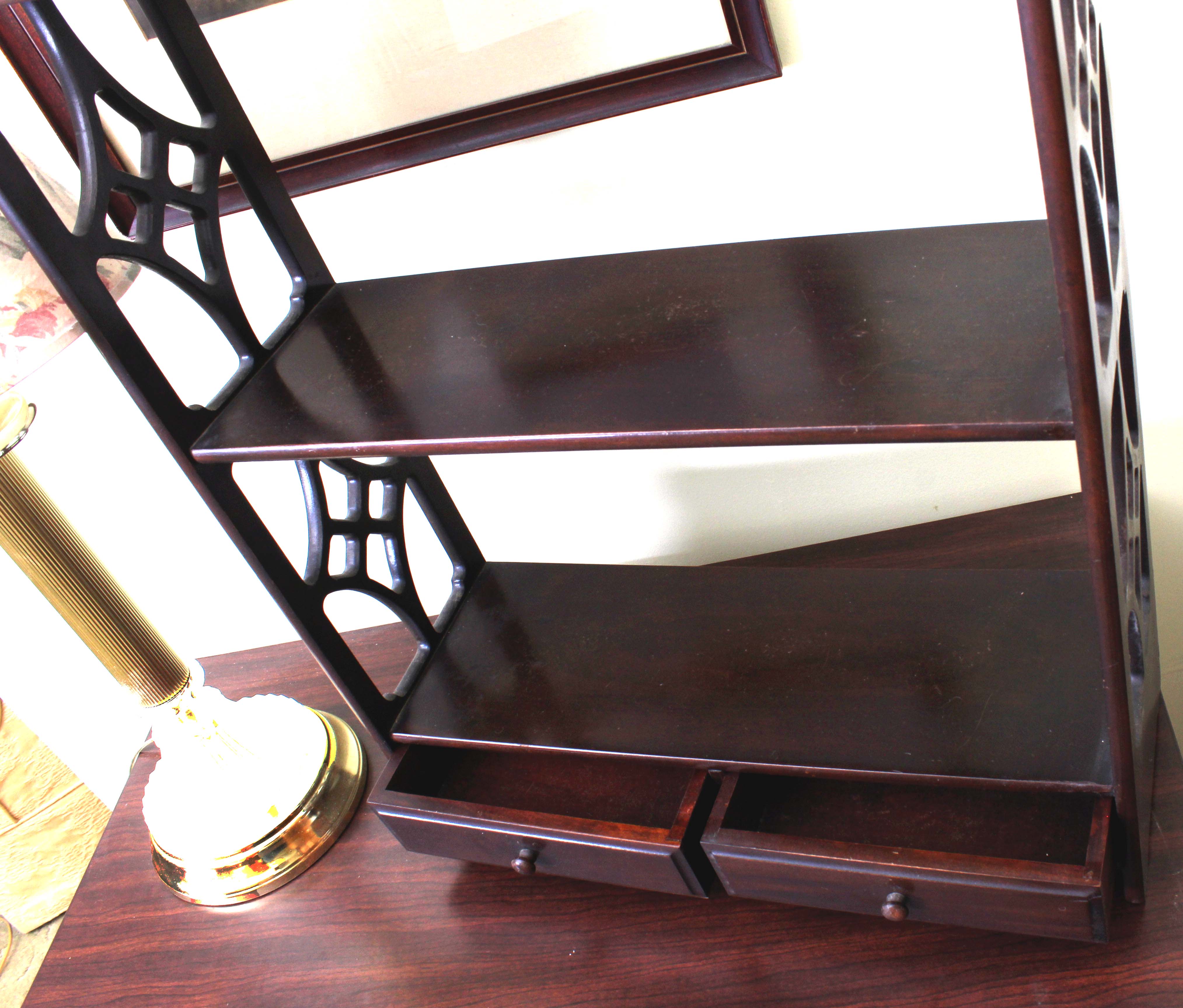 Vintage Lea Furniture Dresser with Decorative Accents