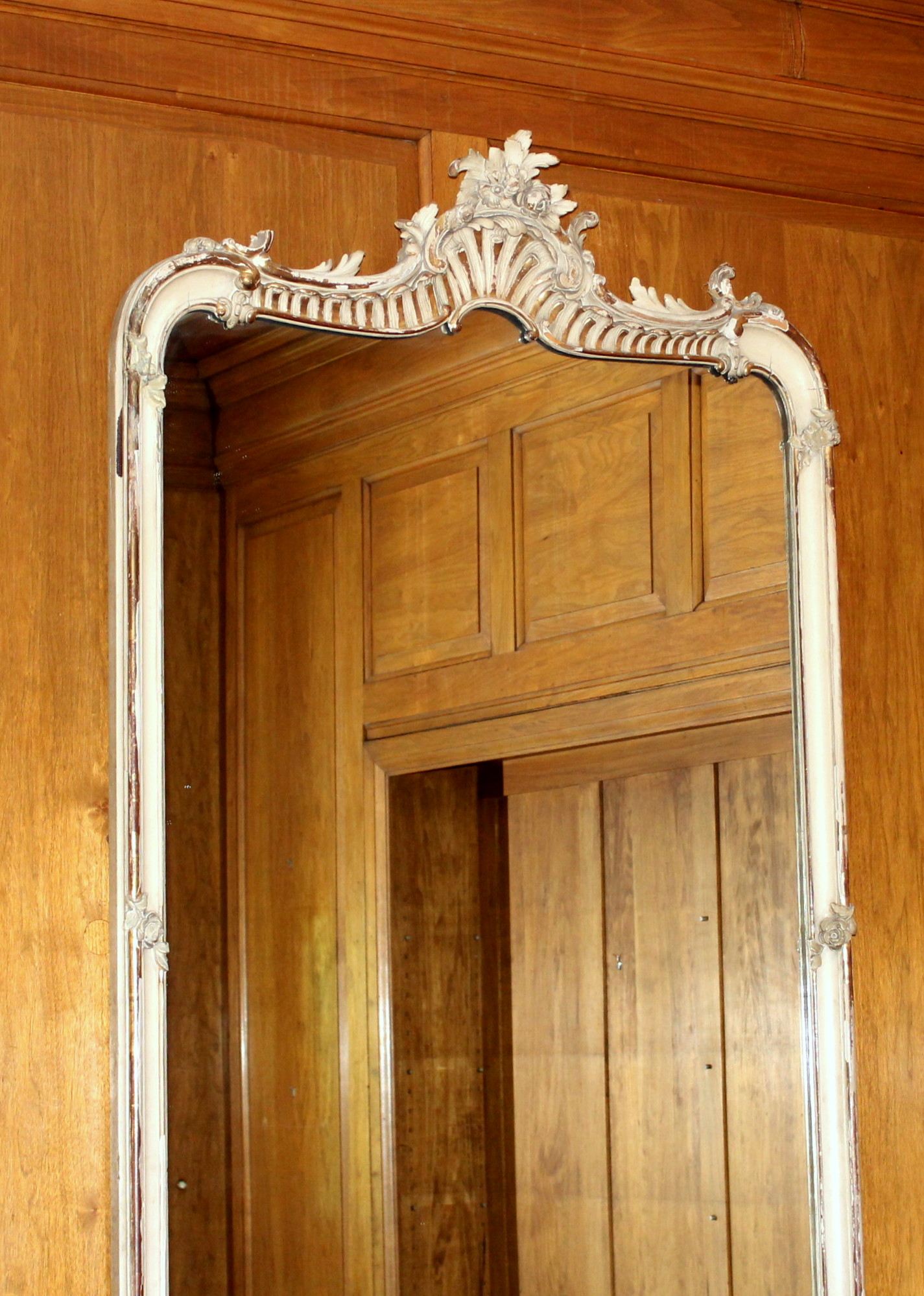Antique French Provincial Hall Mirror
