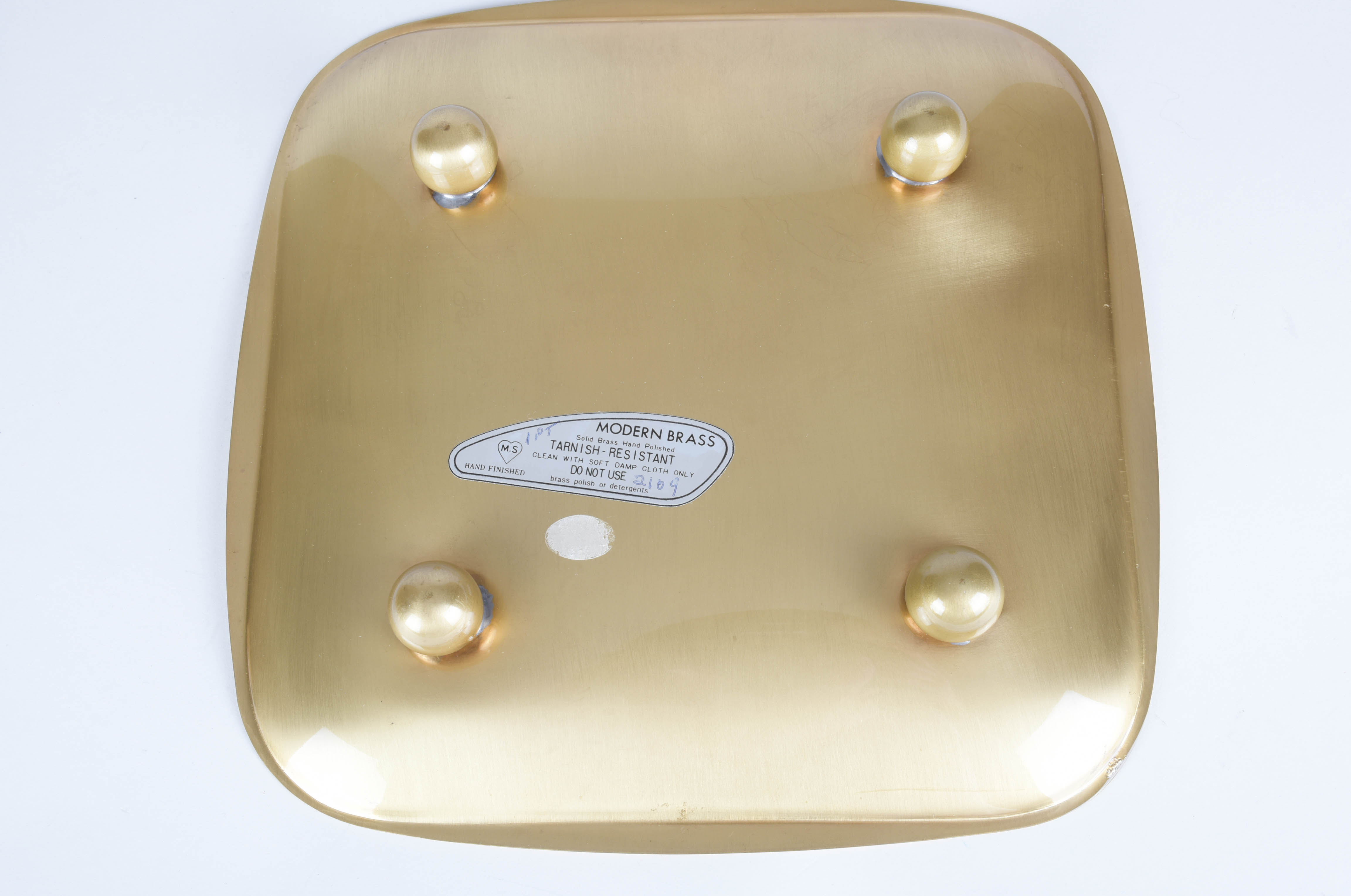 Pair of Modern Brass Trays