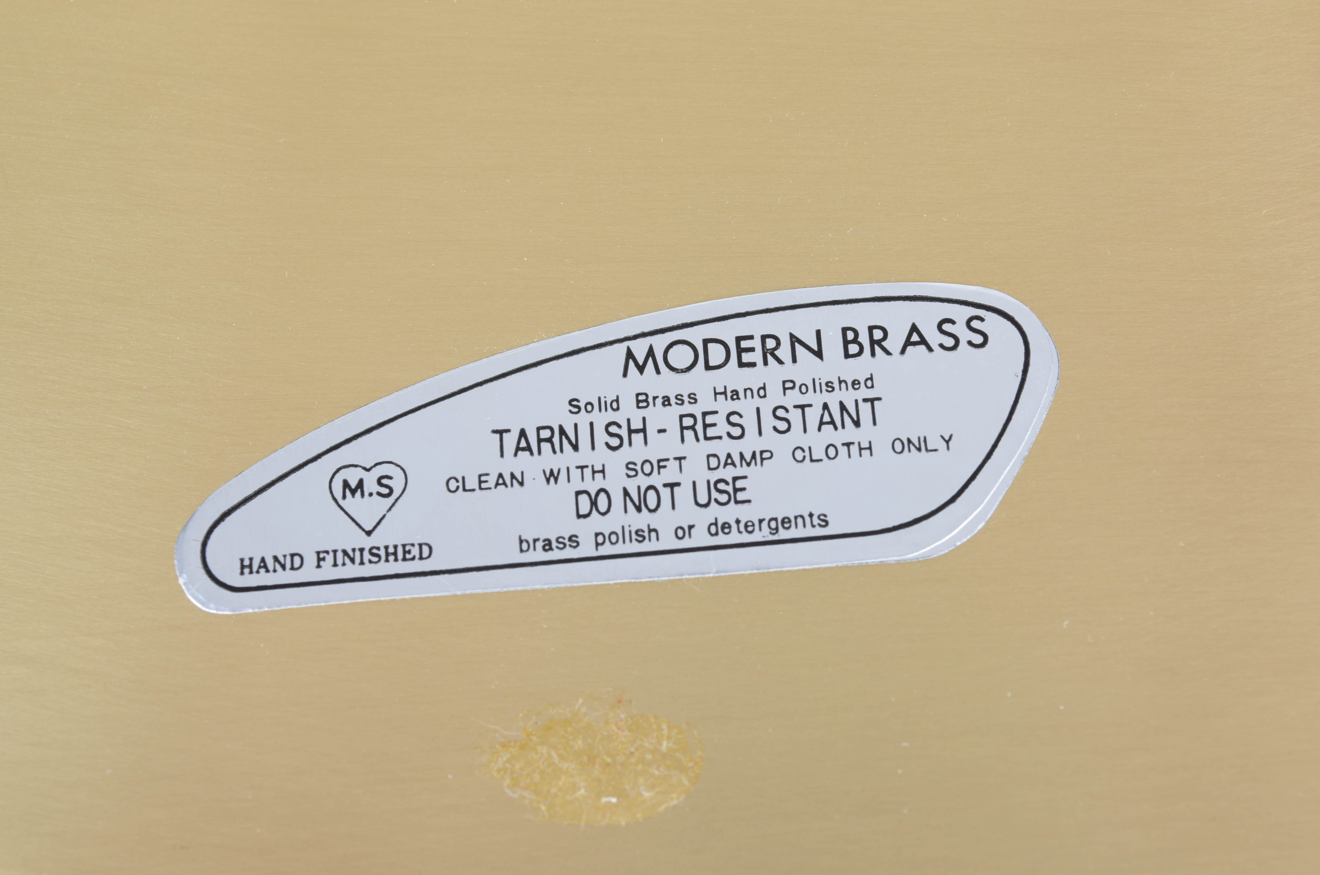 Pair of Modern Brass Trays