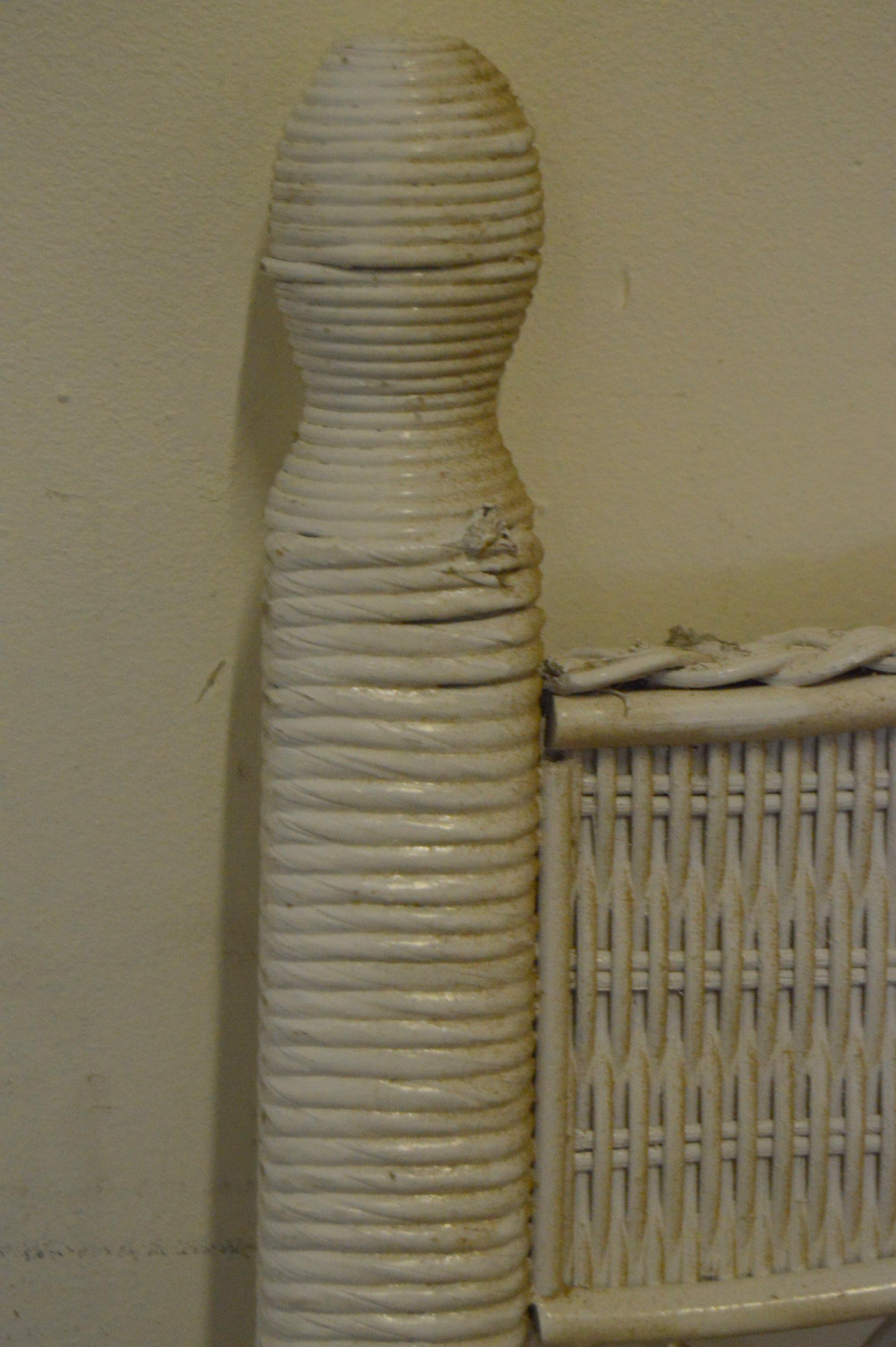 Woven Wicker King Headboard