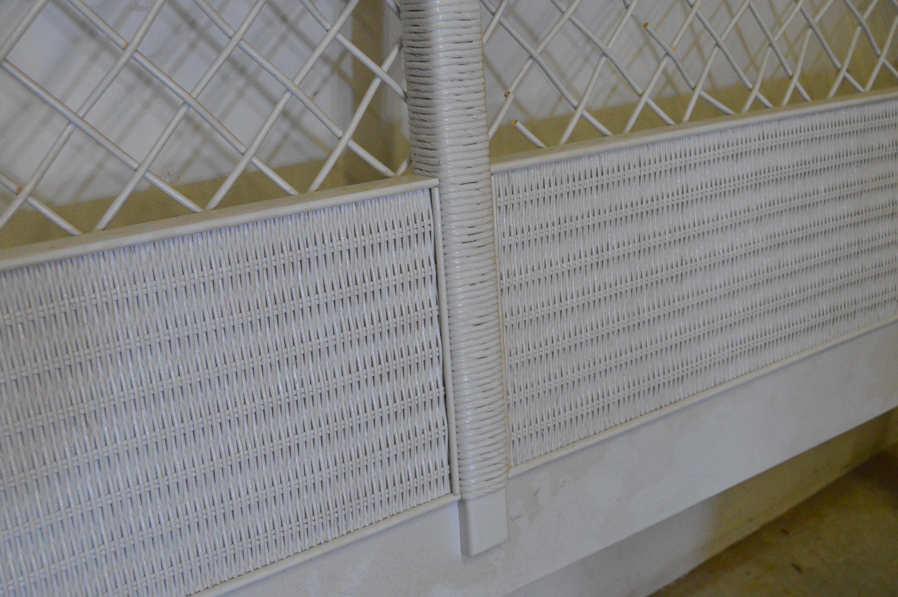 Woven Wicker King Headboard