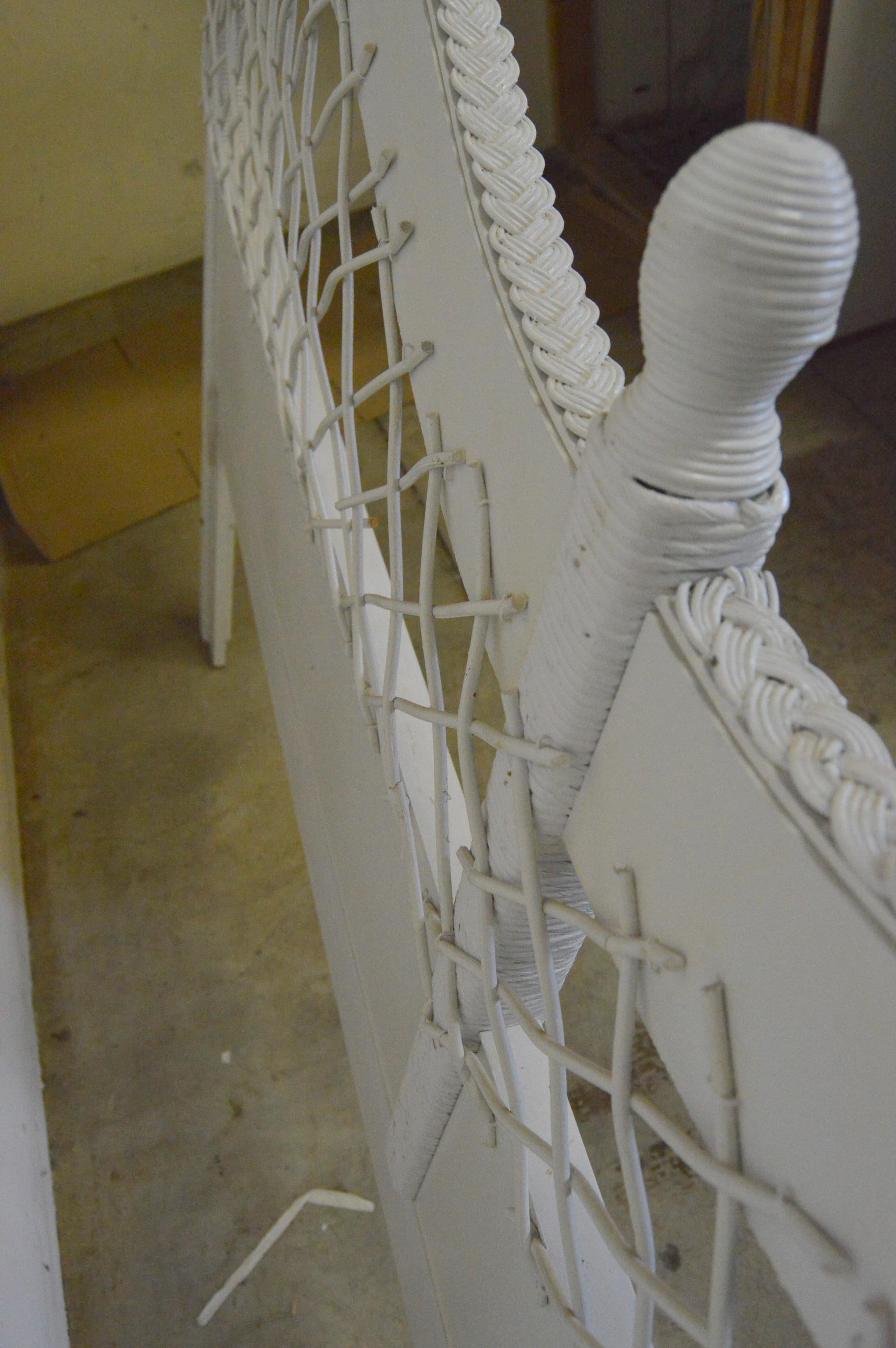 Woven Wicker King Headboard