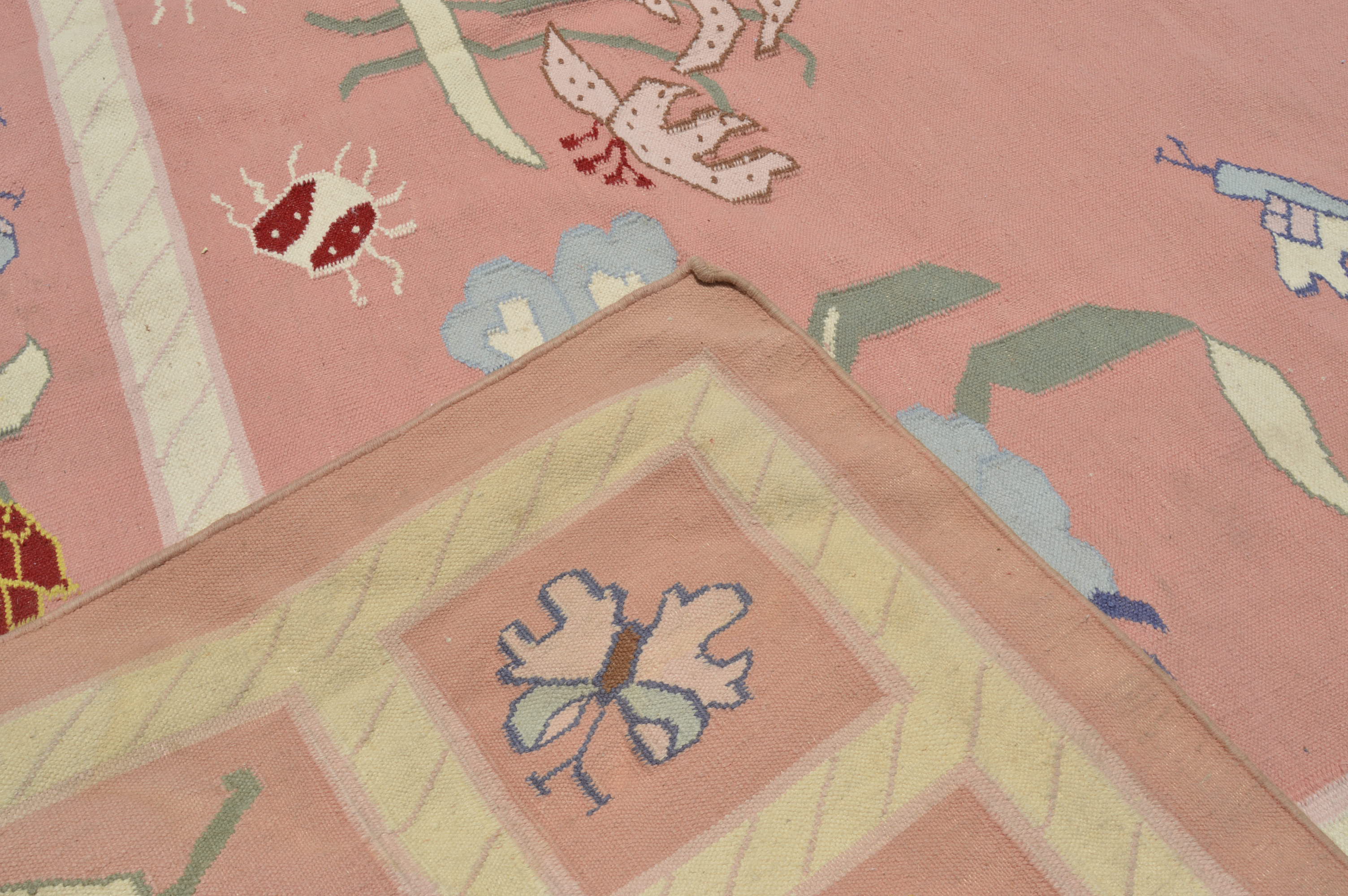 Handwoven Chinese Floral Area Rug